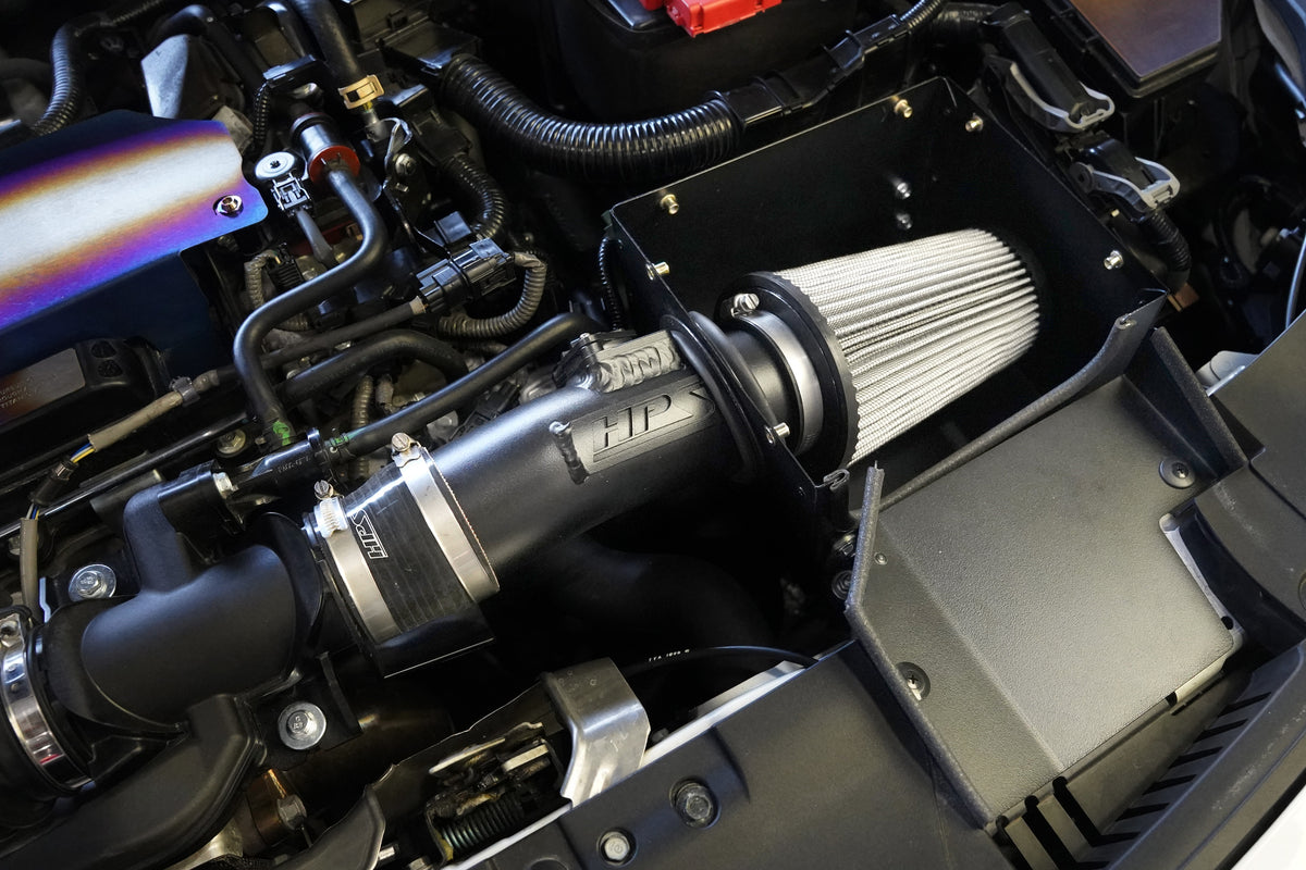 HPS Black Cold Air Intake Kit 2018-2022 10th Gen Honda Accord 1.5L Turbo Installed