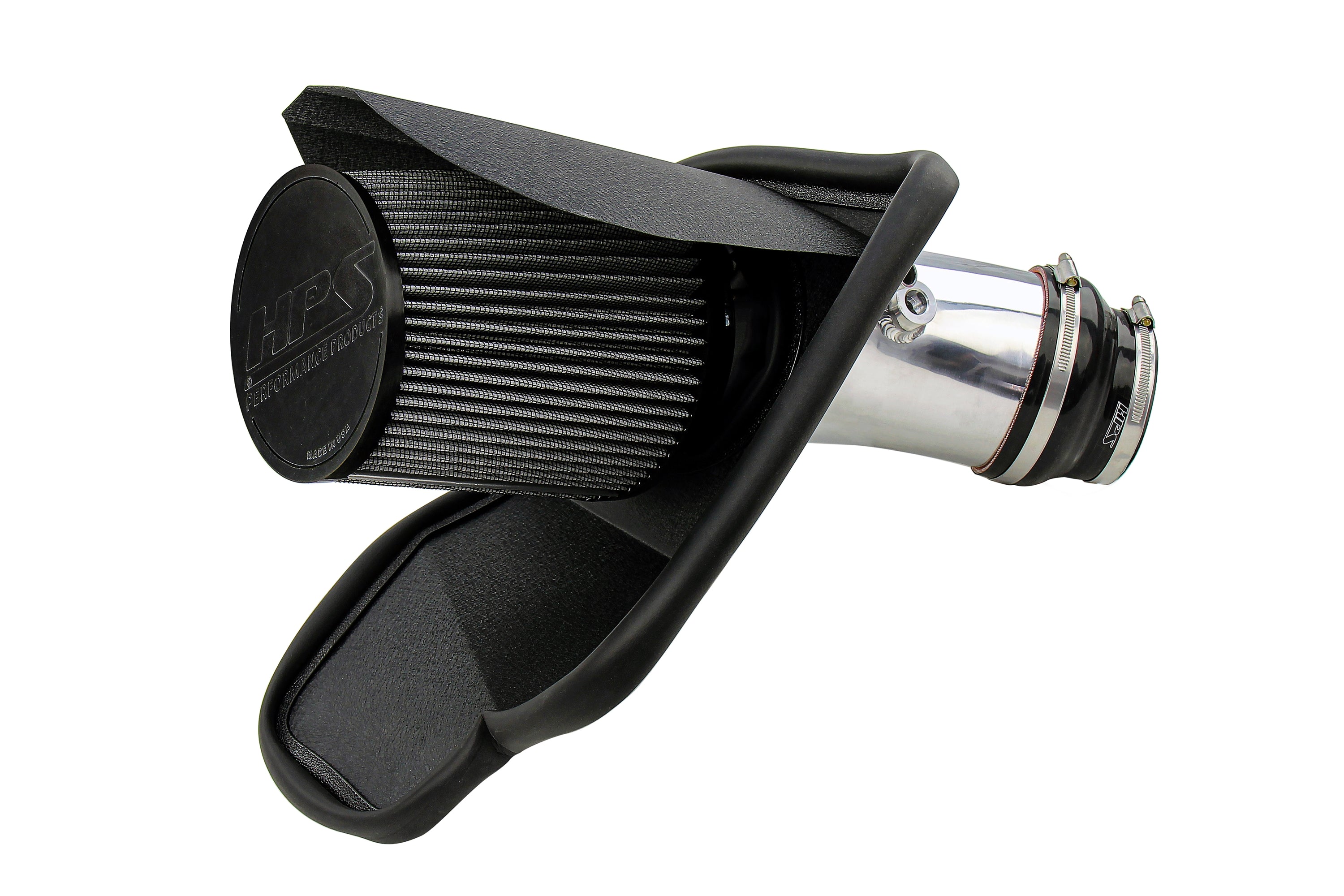 HPS Performance Air Intake with Heat Shield, Dodge 2019-2023 Charger Hellcat 6.2L V8 Supercharged, 827-681