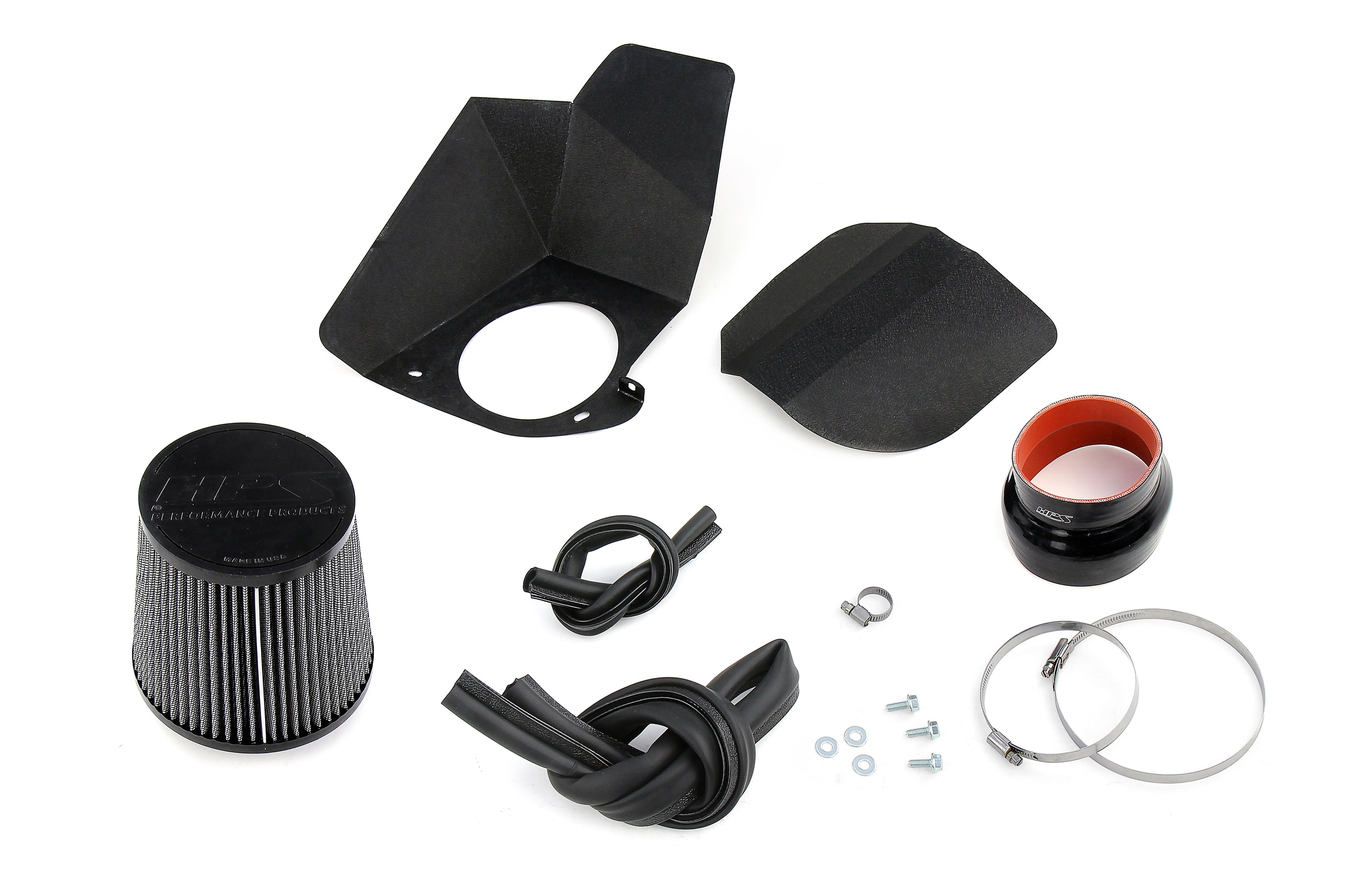 HPS Performance Cold Air Intake Kit Accessories Dodge 2019-2023 Charger Hellcat 6.2L V8 Supercharged 827-681
