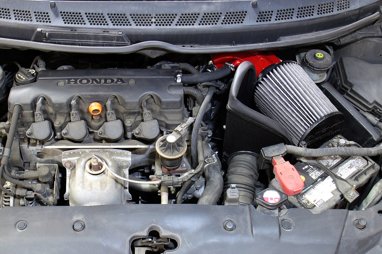 HPS Performance RED Cold Air Intake Kit 06-11 8th Gen Honda Civic 1.8L Gas 827-694R