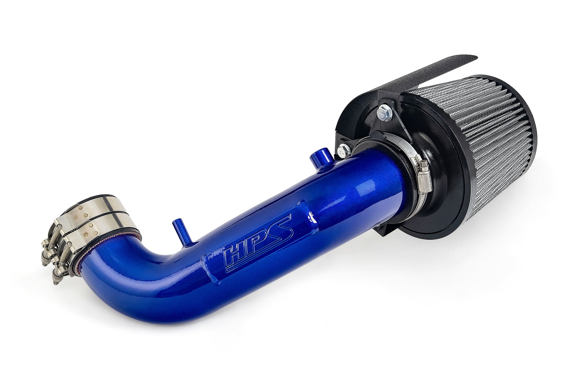HPS Performance Blue Shortram Air Intake Kit with Heat Shield Acura 2002-2006 RSX Base 2.0L 827-724BL