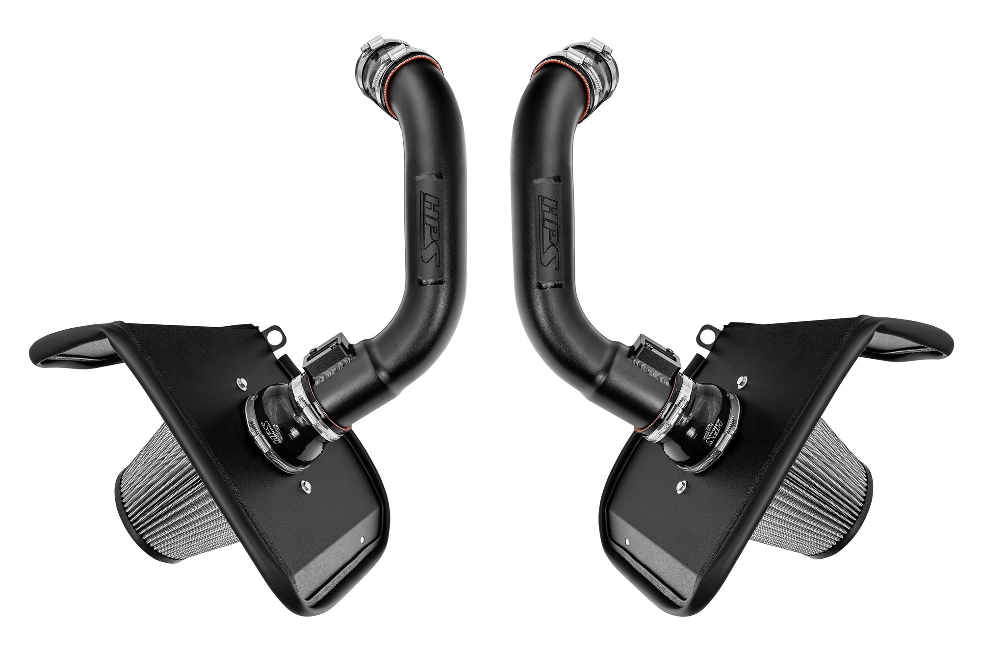 HPS Performance Black Cold Air Intake Kit with Heat Shield 2022-2024 Toyota Tundra 3.4L V6 Twin Turbo 827-726WB