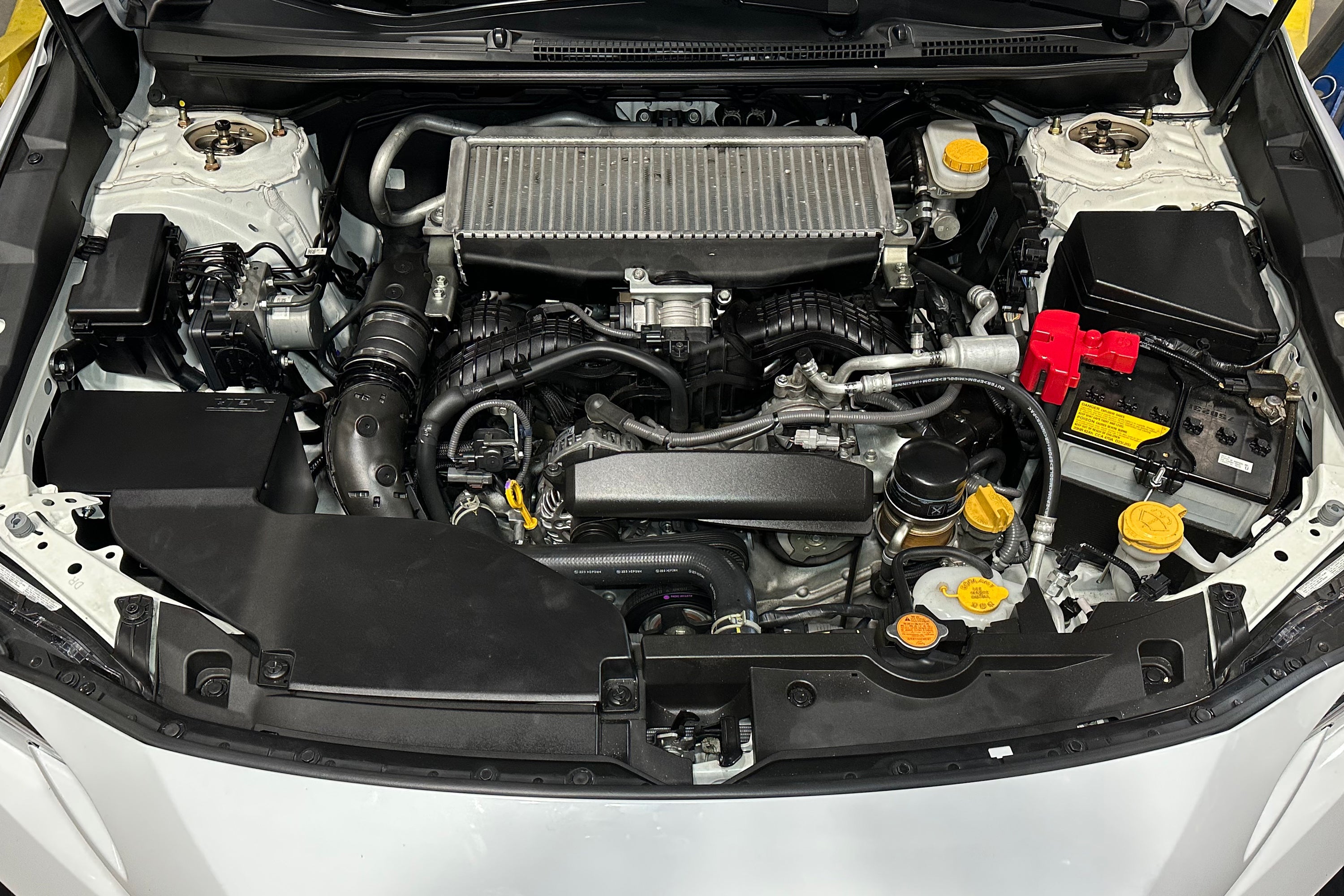 HPS Performance Cold Air Intake Kit with Heat Shield Installed 2022-2024 Subaru WRX 2.4L Turbo 827-727