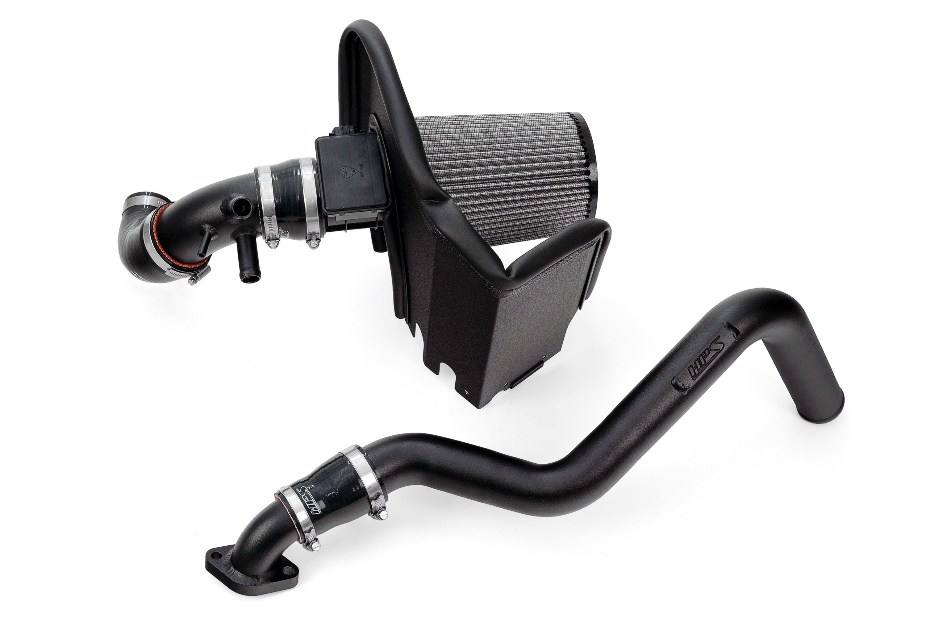 HPS Performance Black Air Intake with Upper Hot Side Charge Pipe 2004-2005 Mazda Miata Mazdaspeed Turbo 827-733WB MSM