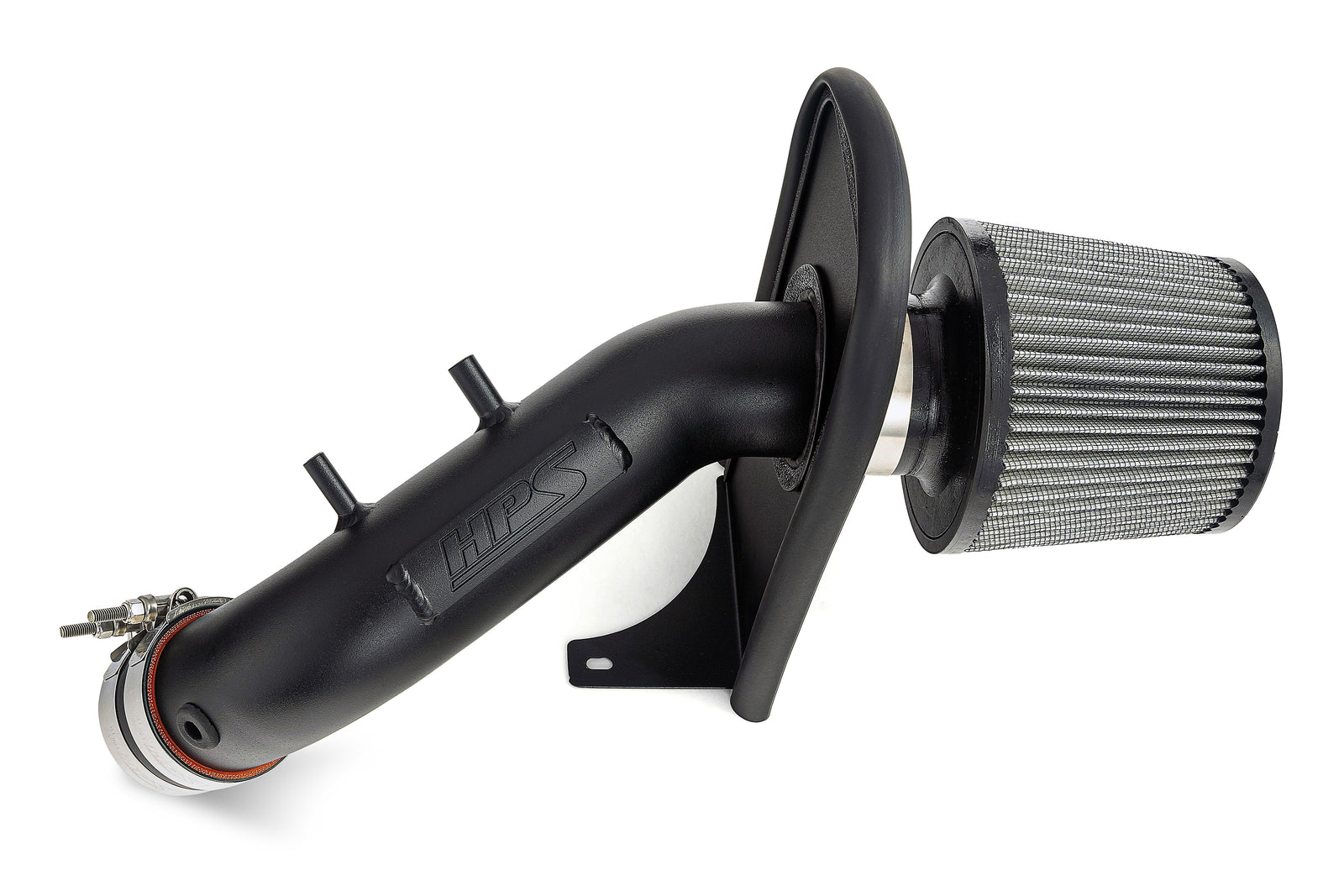 HPS Performance Black Shortram Air Intake Kit with Heat Shield, 2004-2008 Acura TSX 2.4L, 827-737WB