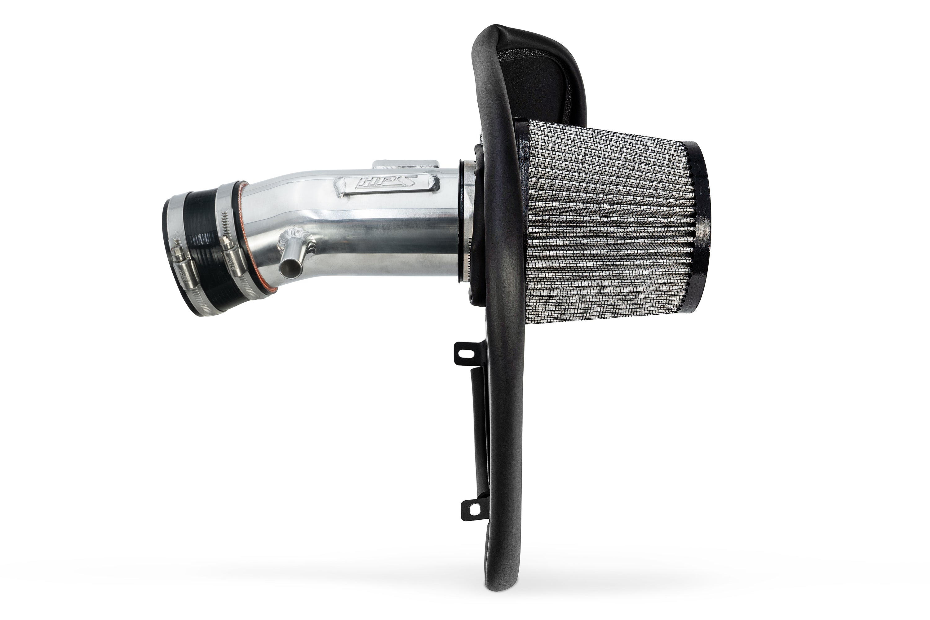 HPS Performance Shortram Air Intake Kit with Heat Shield 2006-2012 Toyota RAV4 3.5L V6 Polished 827-740P