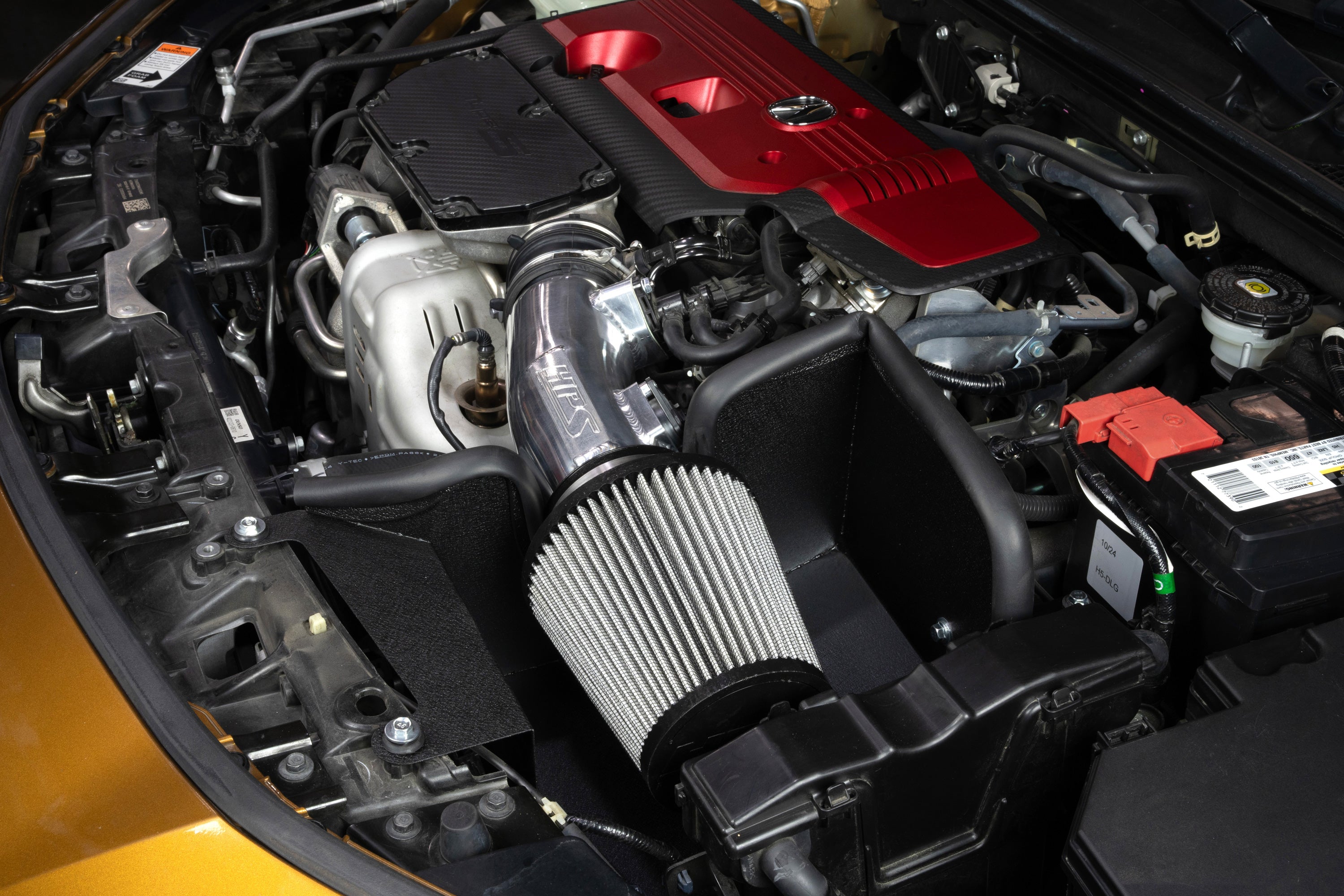 HPS Performance Air Intake Induction System installed 2024-2025 Acura Integra Type S 2.0L Turbo DE5 K20C2 827-741