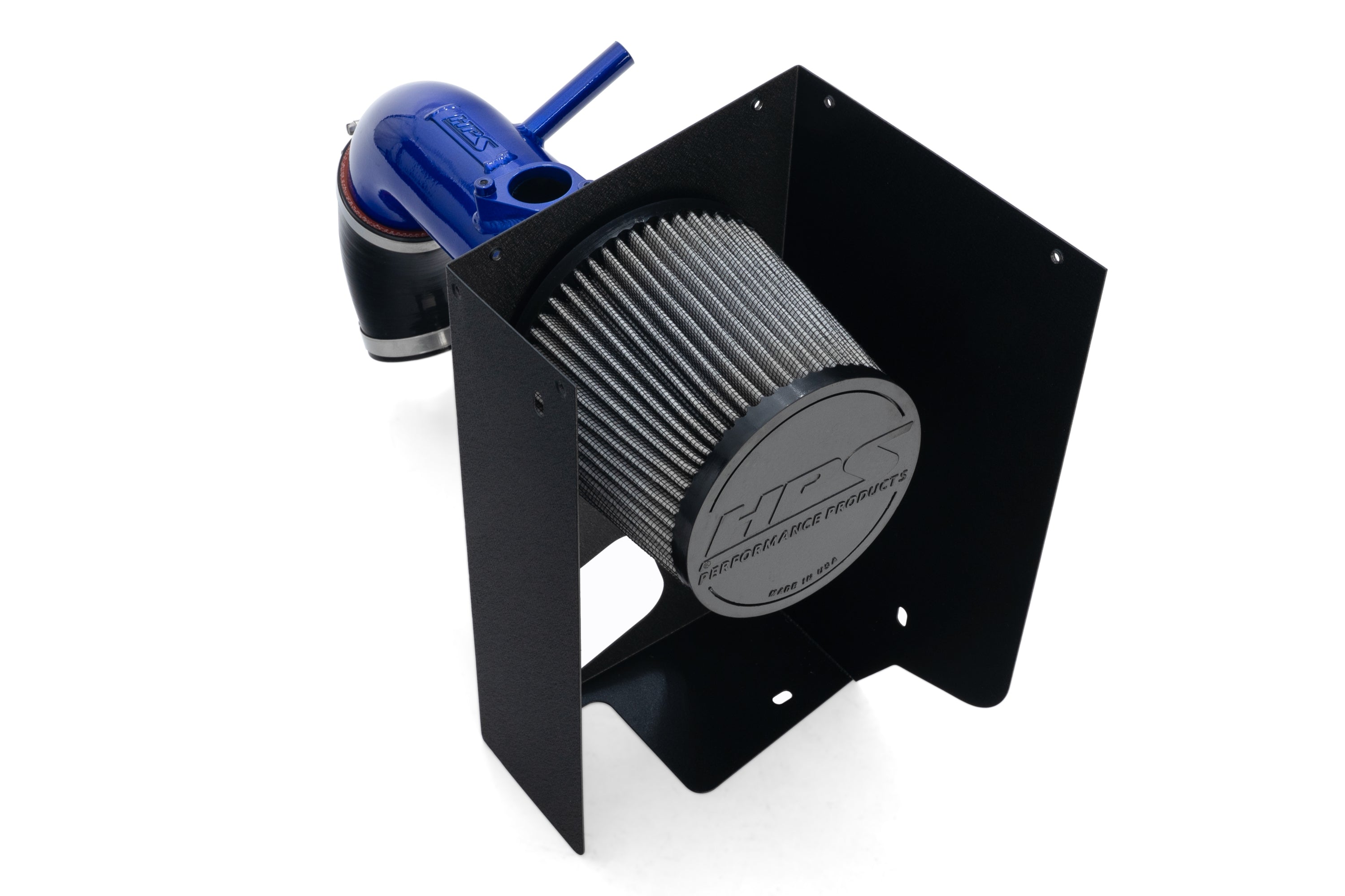 HPS Performance Blue Cold Air Intake Kit with Heat Shield 2019-2025 5th Gen Toyota RAV4 2.5L Hybrid Prime Plug-in XA50 827-768BL