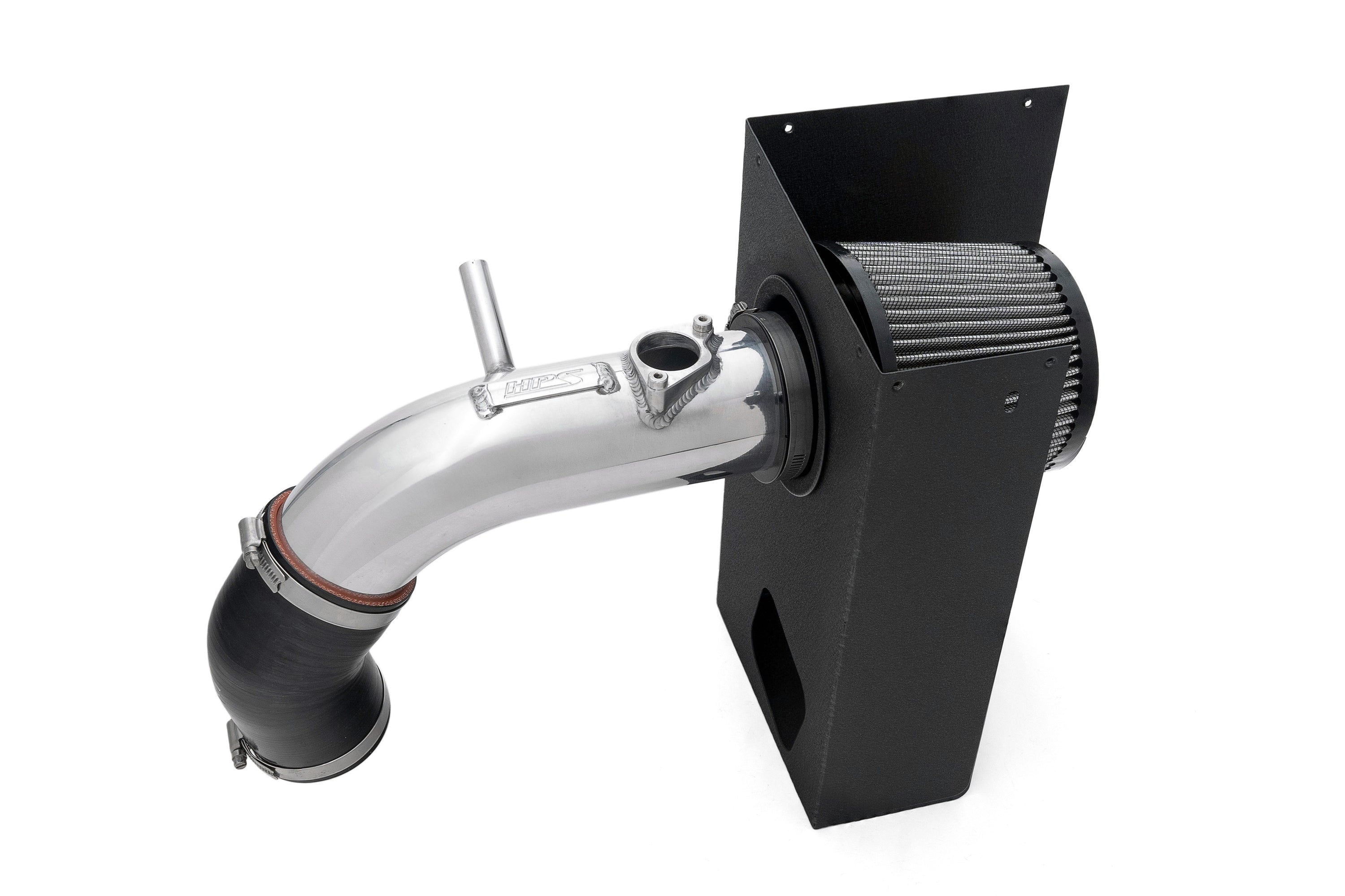 HPS Performance Air Intake Kit with Heat Shield, 2025 Toyota RAV4 Plug-in Hybrid 2.5L, Polished, 827-768P
