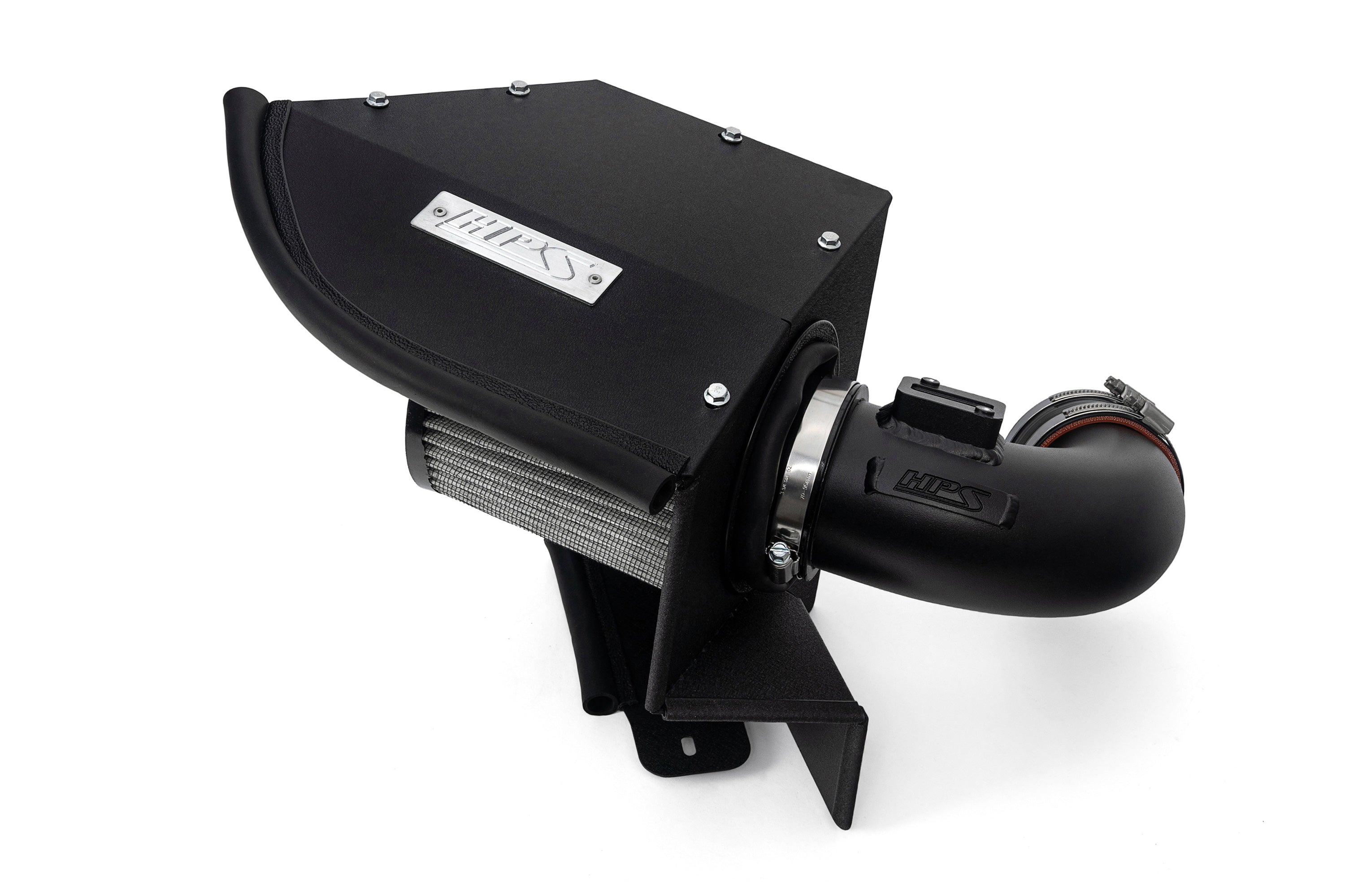 HPS Performance Black Cold Air Intake Kit with Heat Shield 2022-2024 BMW 430i Gran Coupe 2.0L Turbo B48 G26 827-770WB