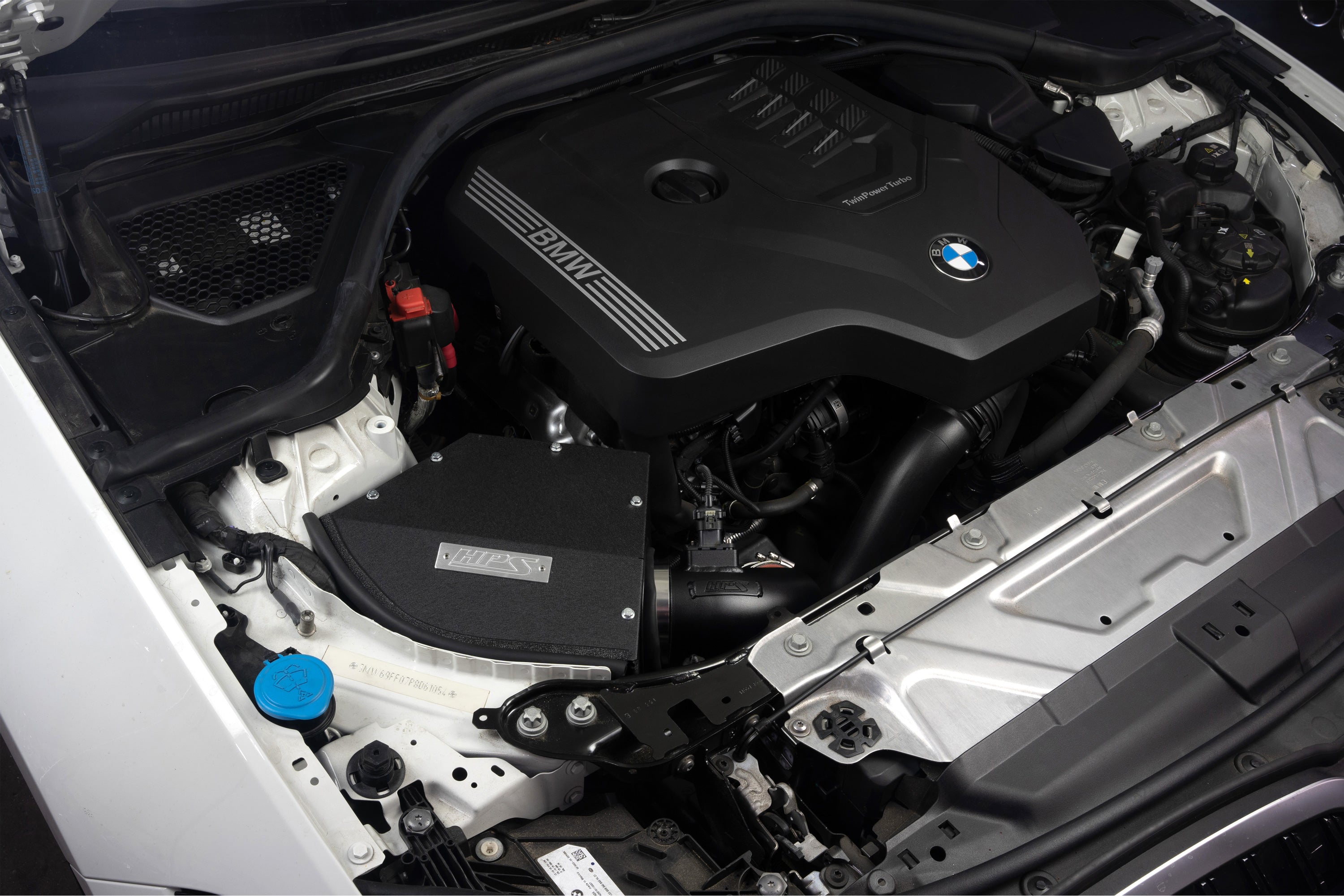 HPS Performance Cold Air Intake Kit with Heat Shield Installed 2022-2025 BMW 230i 2.0L Turbo B48 G42 827-770