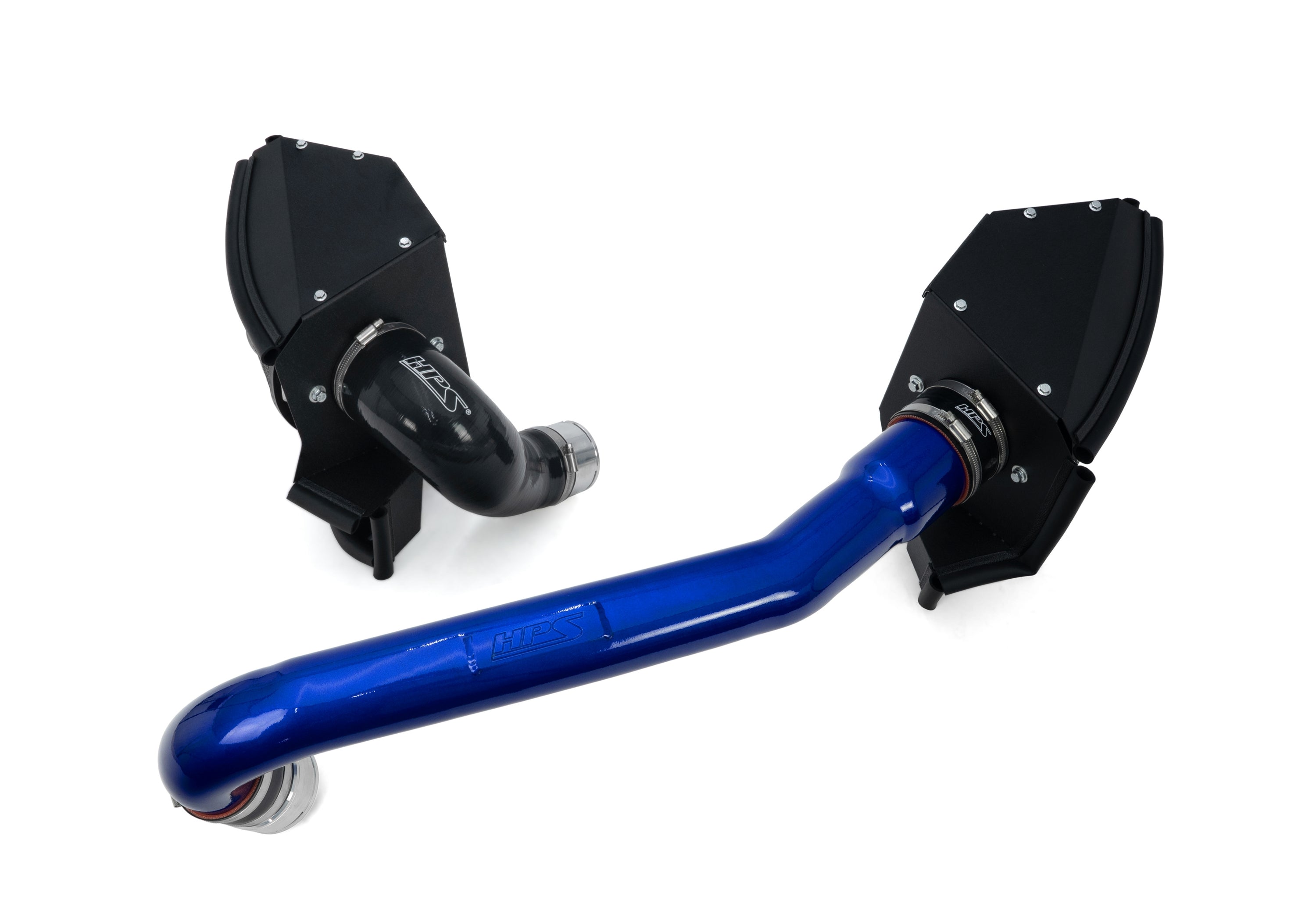 HPS Performance Blue Cold Air Intake Kit with Heat Shield 2021-2025 BMW M2 M3 M4 G80 G82 G83 G87 3.0L Turbo 827-772BL