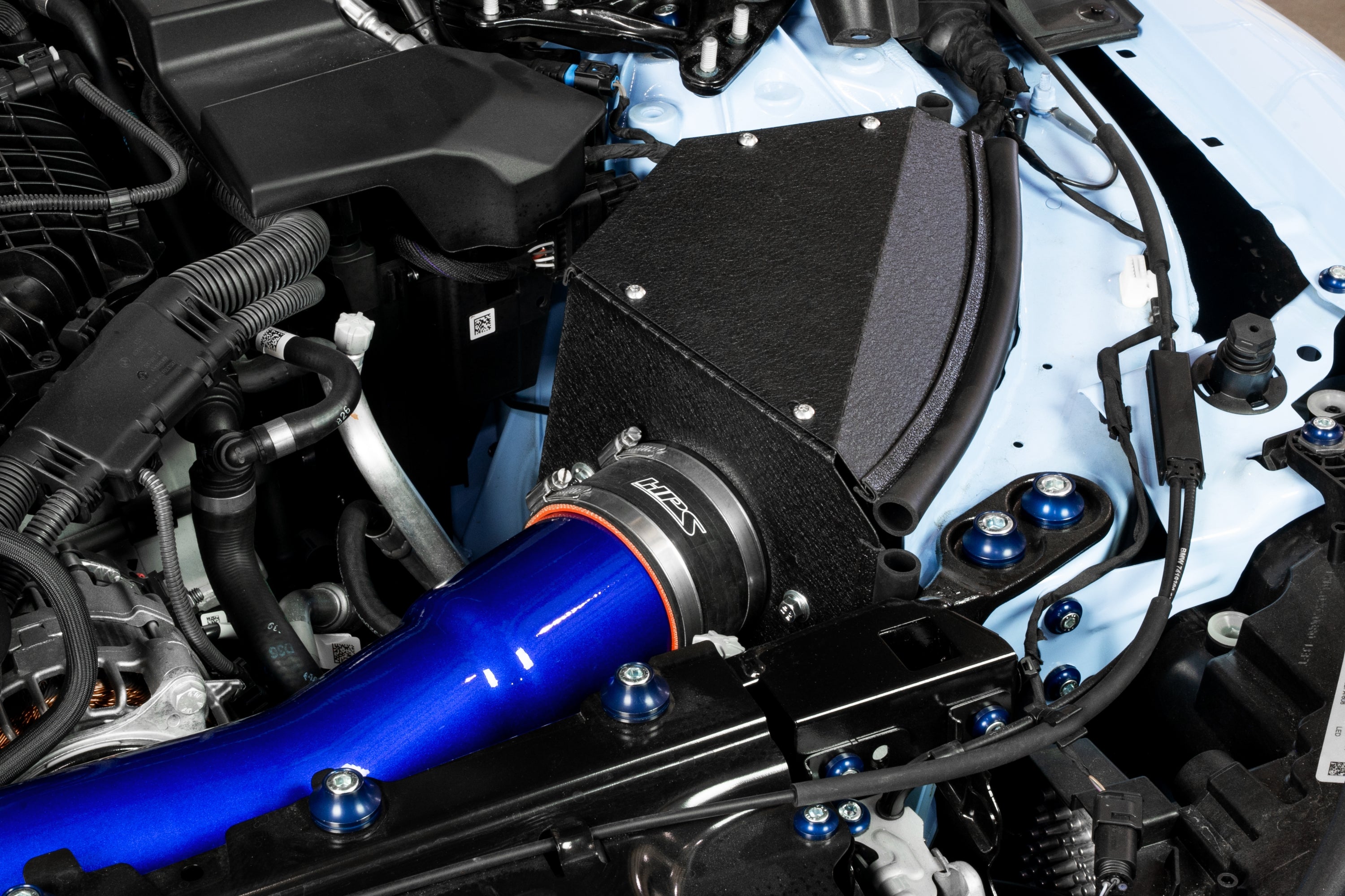 HPS Black Cold Air Intake Kit 2021-2025 BMW M3 G80 3.0L Turbo 827