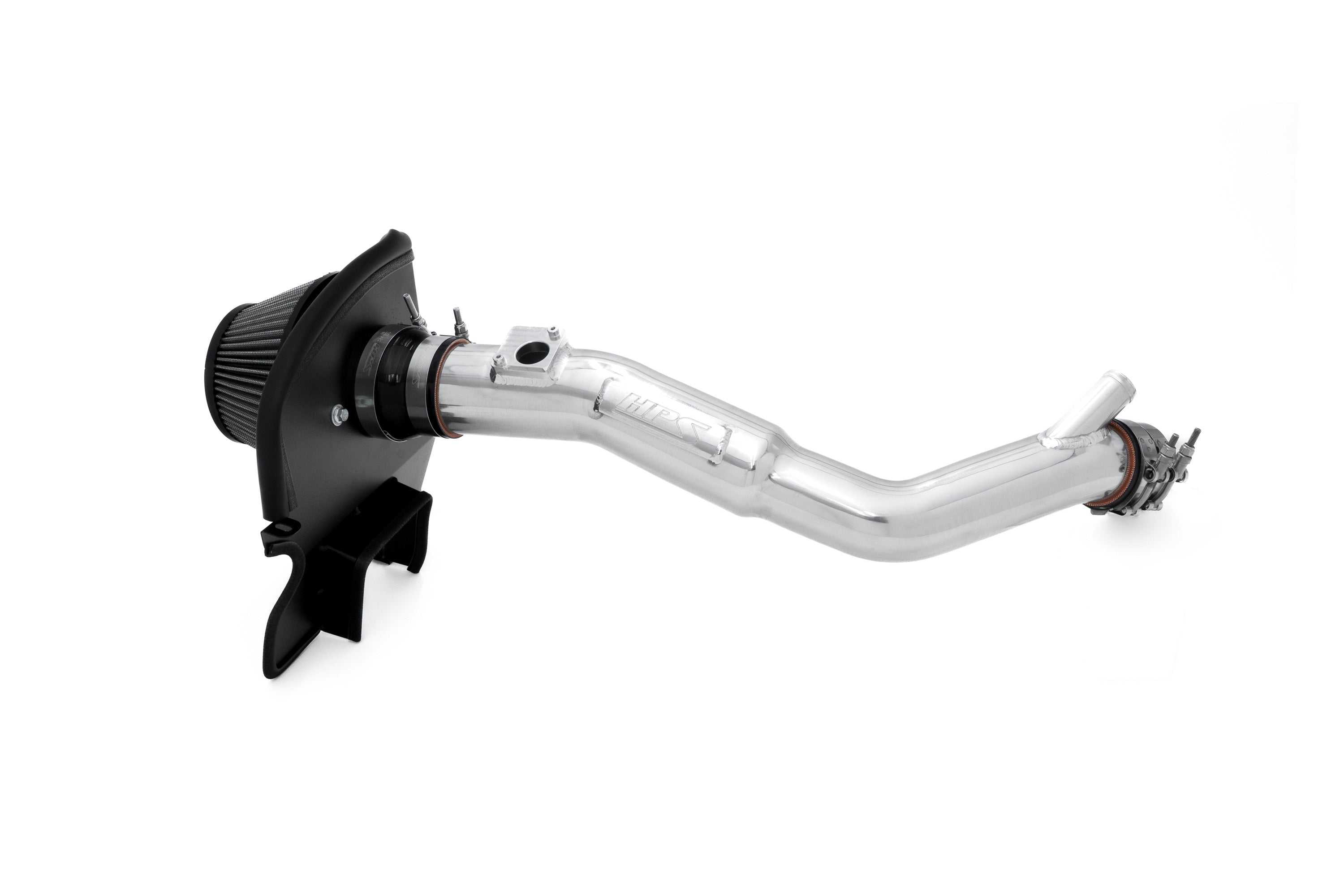 HPS Performance Polished Cold Air Intake Kit with Heat Shield 2021-2025 Lexus IS300 2.0L Turbo 827-777P