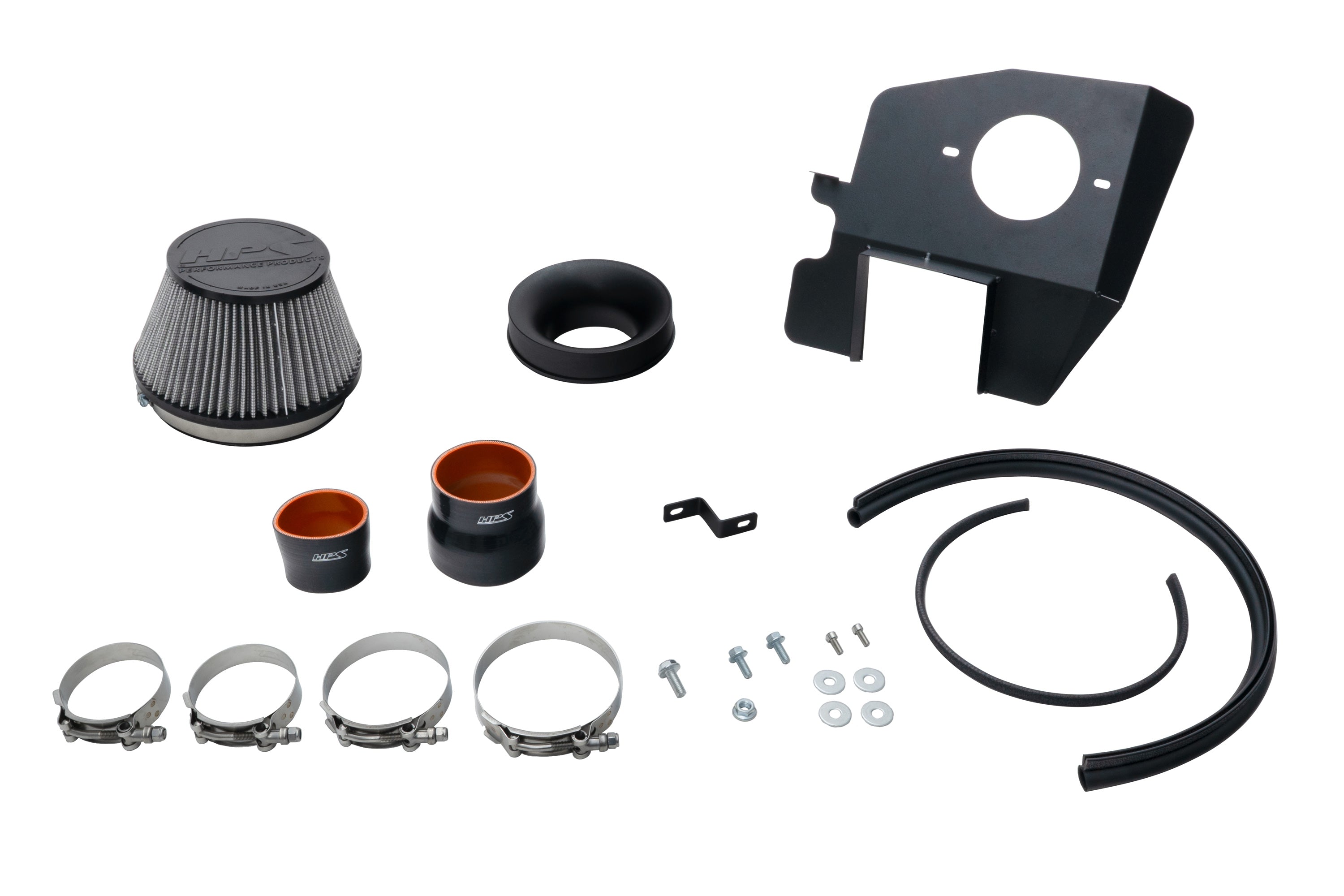 HPS Performance Cold Air Intake Kit high flow air filter silicone coupler 2021-2025 Lexus IS300 2.0L Turbo 827-777