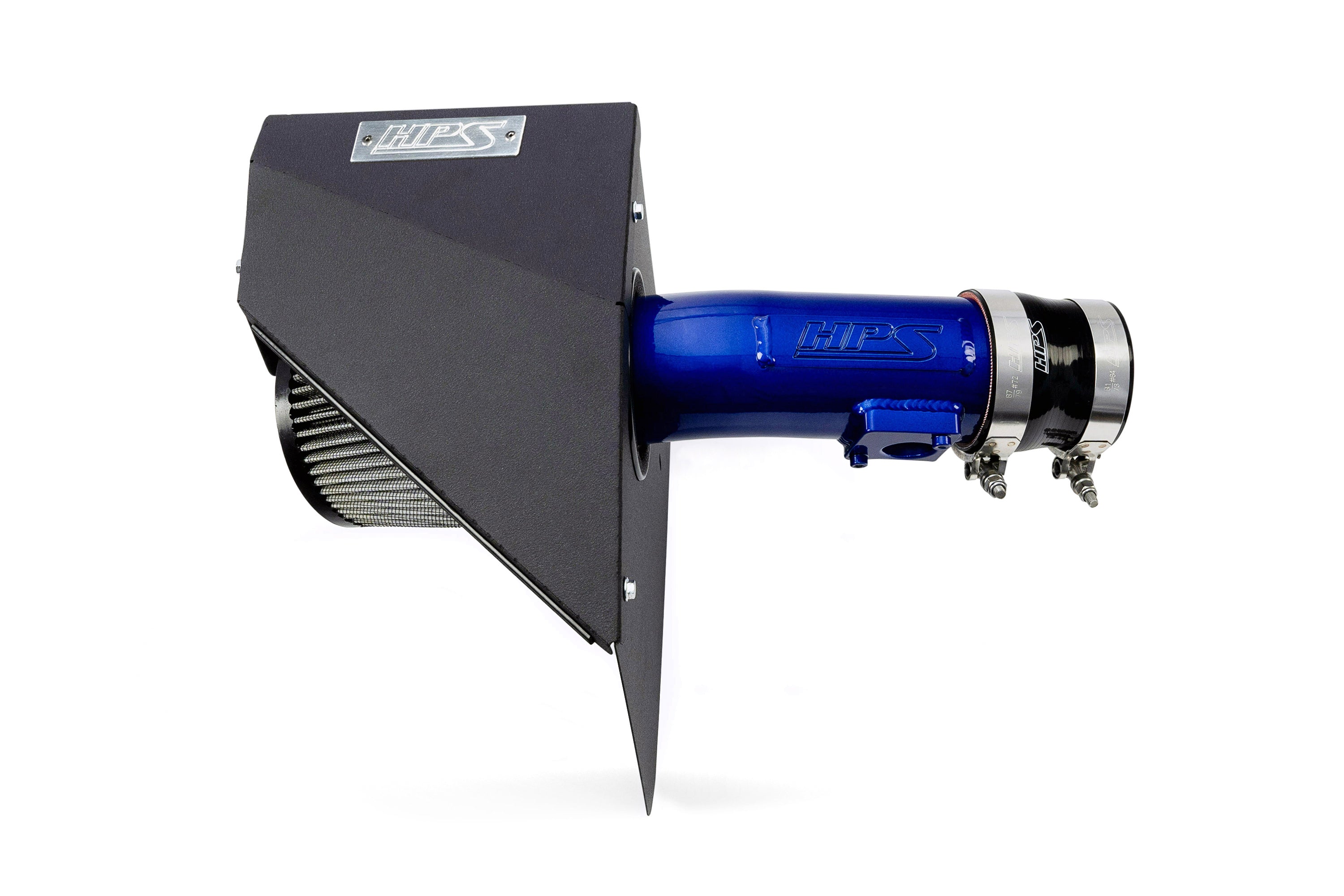 HPS Performance Blue Shortram Air Intake Kit with Heat Shield 2008-2014 Subaru Impreza WRX STI 2.5L Turbo 827-778BL