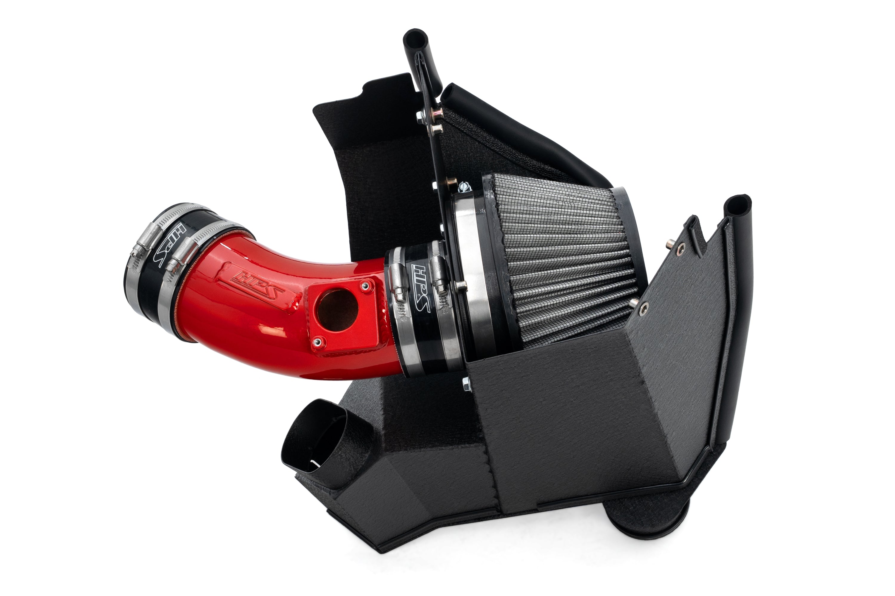 HPS Performance Red Cold Air Intake Kit with Heat Shield 2nd Gen Acura TLX Type S 3.0L Turbo 827-783R