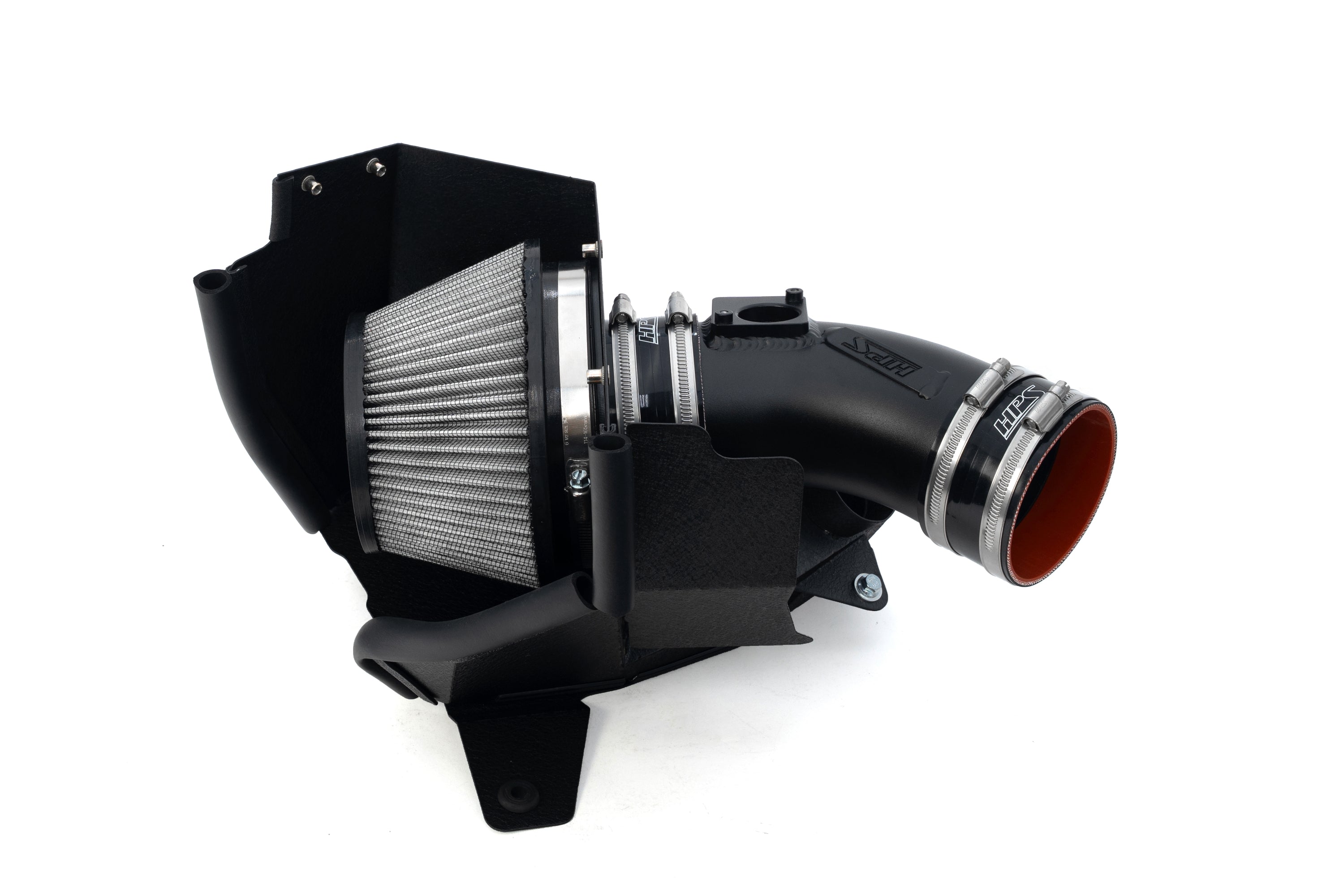 HPS Performance Black Cold Air Intake Kit with Heat Shield 2nd Gen Acura TLX Type S 3.0L Turbo 827-783WB