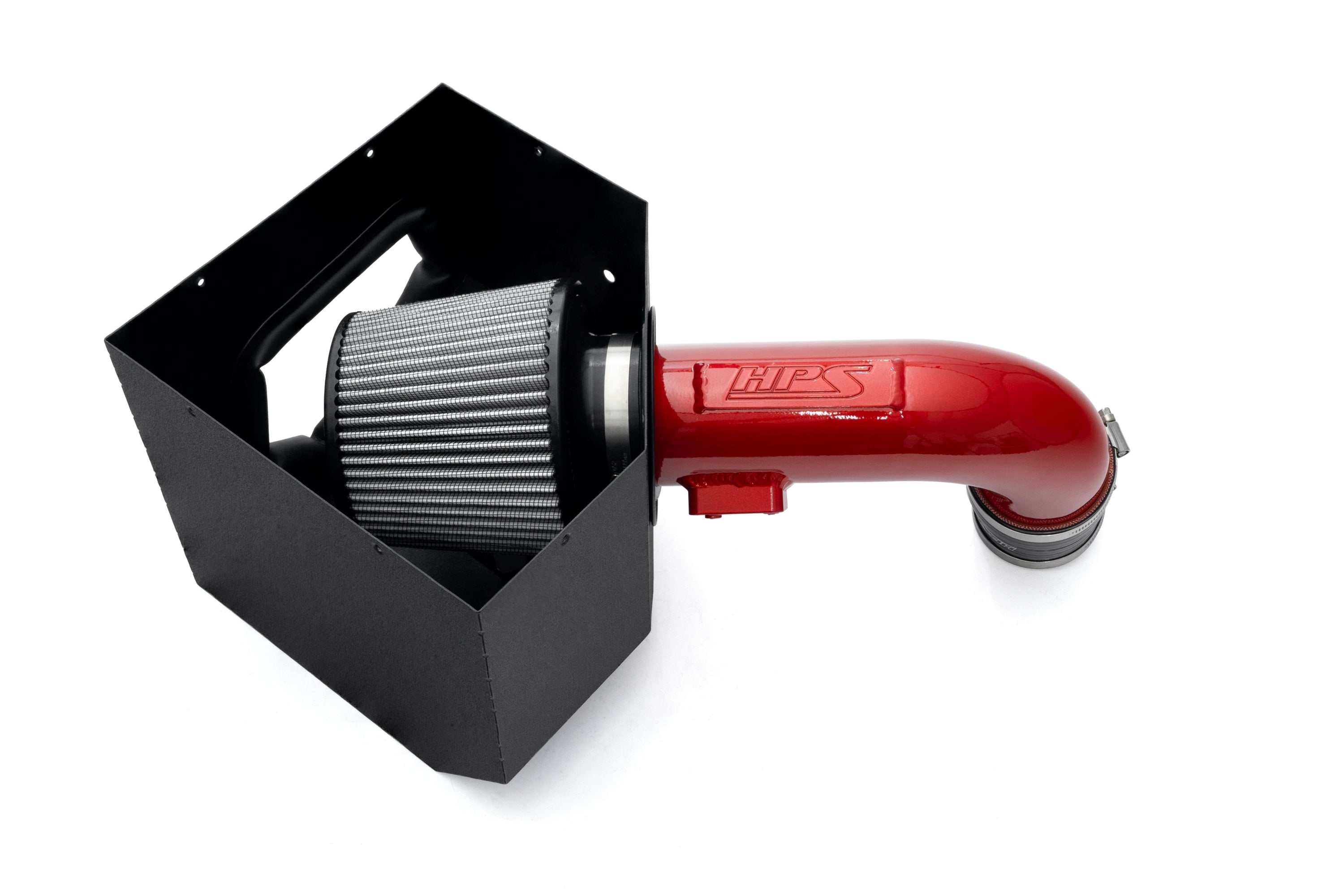HPS Performance Red Cold Air Intake Kit with Heat Shield 5th Gen 2024-2026 Toyota Land Cruiser 2.4L Turbo J250 827-786R