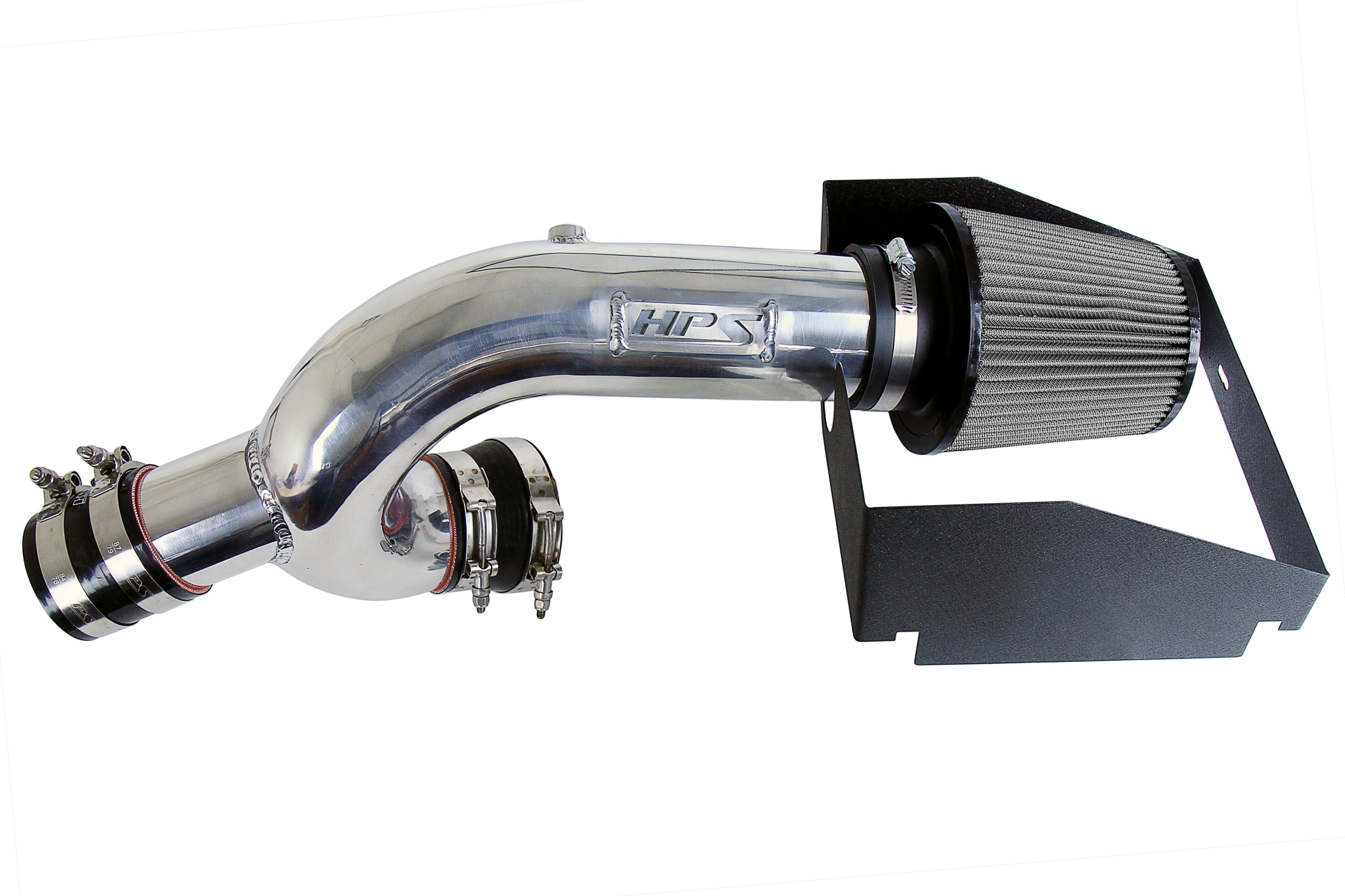 HPS Performance Cold Air Intake Kit with Heat Shield 2015-2025 Ford F150 3.5L V6 EcoBoost Twin Turbo 827-787P