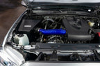 HPS Performance Blue Cold Air Intake Kit with Heat Shield Installed 2016-2023 3rd Gen Toyota Tacoma 3.5L V6 827-792BL