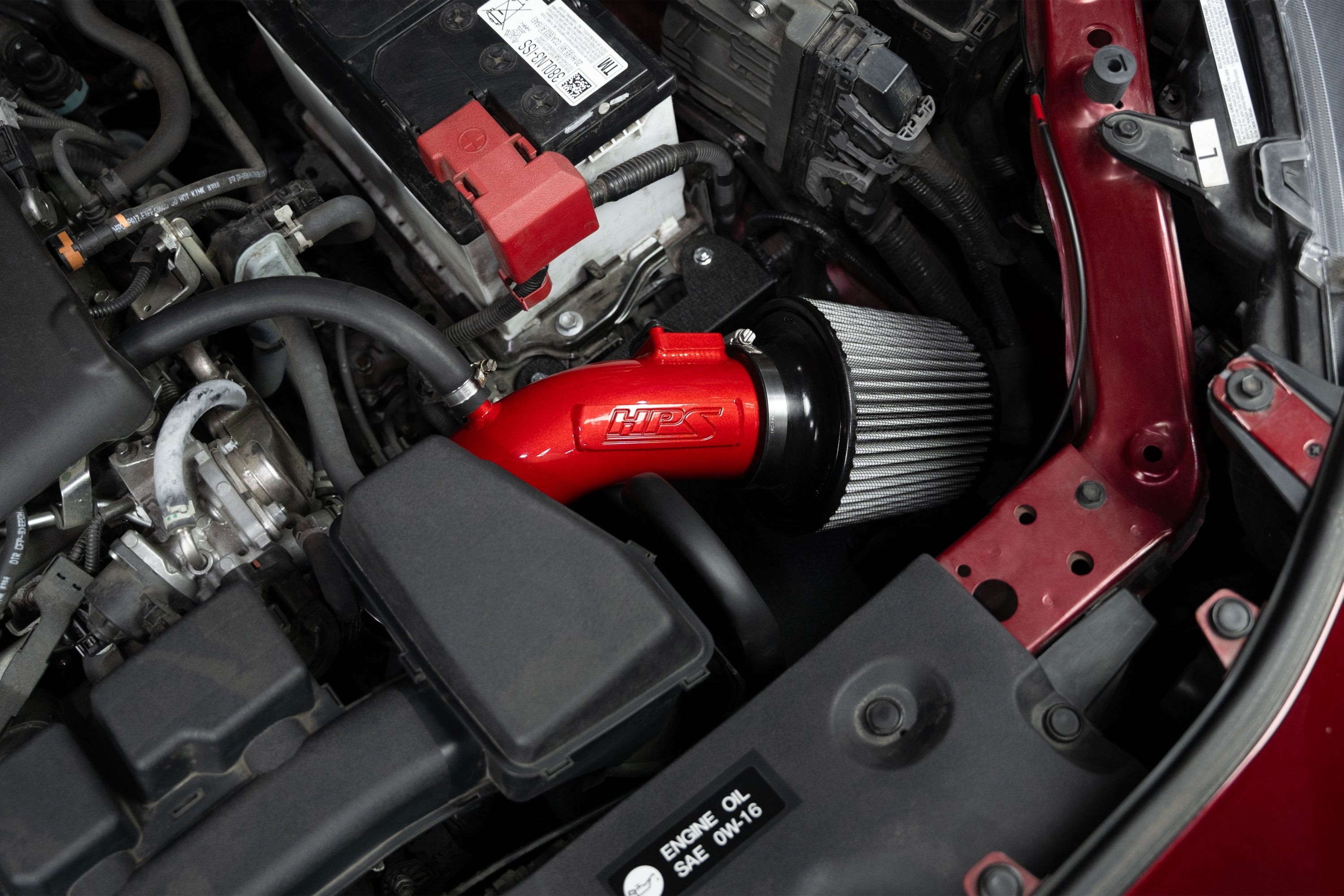 HPS Performance Cold Air Intake Kit installed 5th Gen Toyota RAV4 2018-2024 Camry 2.5L 827-798
