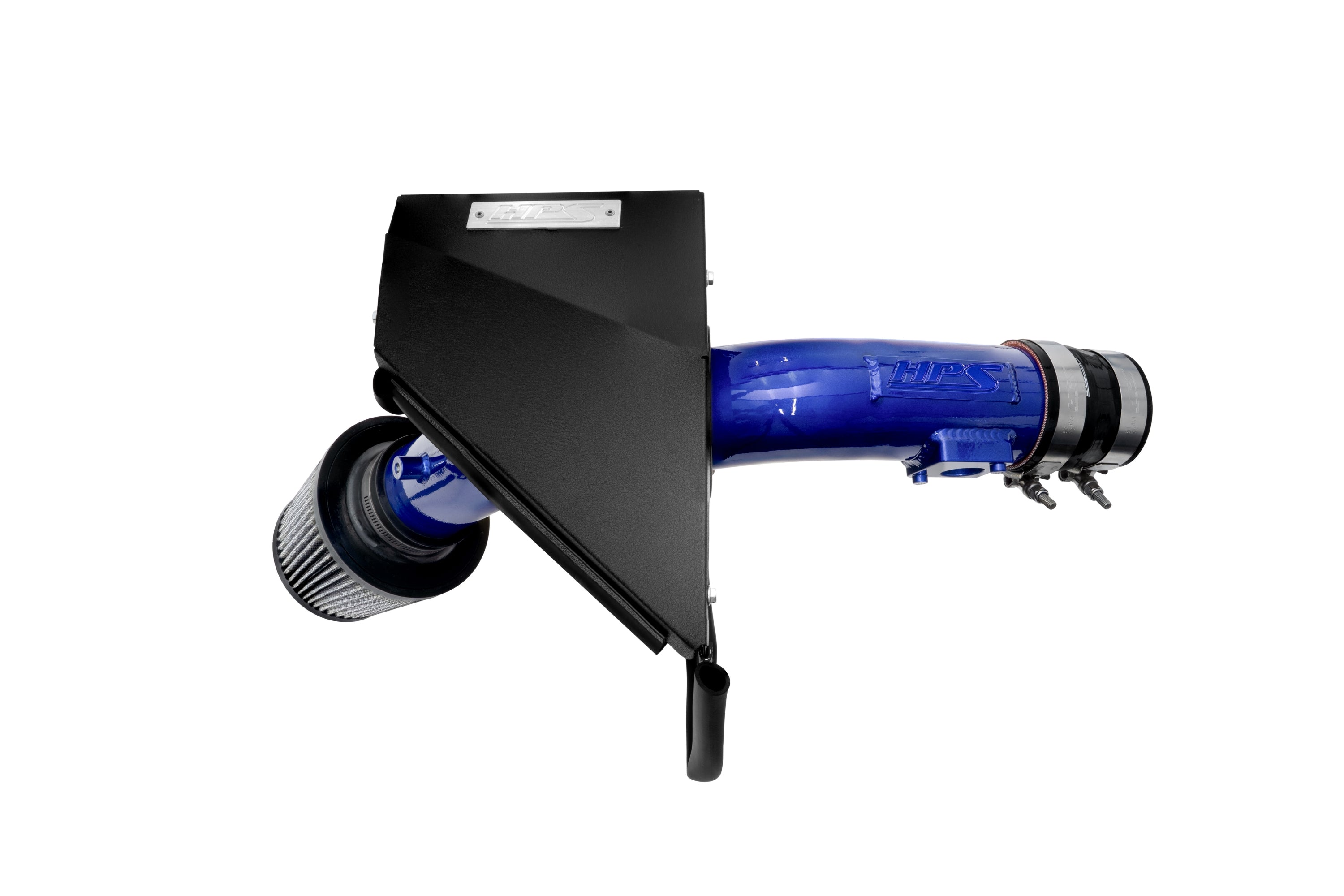 HPS Performance Blue Cold Air Intake Kit 2008-2014 Subaru WRX STI 2.5L Turbo Converts to Shortram 837-778BL