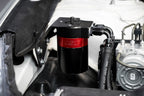 HPS Performance Aluminum Air Oil Separator AOS Kit Installed 5th Gen Subaru Outback 2.5L Non Turbo 860-006