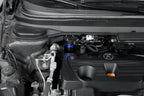HPS Performance Blue Aluminum Oil Catch Can Kit Installed 2019-2025 Acura RDX 2.0L Turbo K20C4 860-015BL