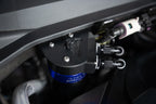 HPS Performance Blue Aluminum Oil Catch Can Kit Installed 3rd Gen Acura RDX 2.0L Turbo K20C4 860-015BL