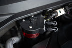 HPS Performance Red Aluminum Oil Catch Can Kit AOS Installed 3rd Gen Acura RDX 2.0L Turbo K20C4 860-015