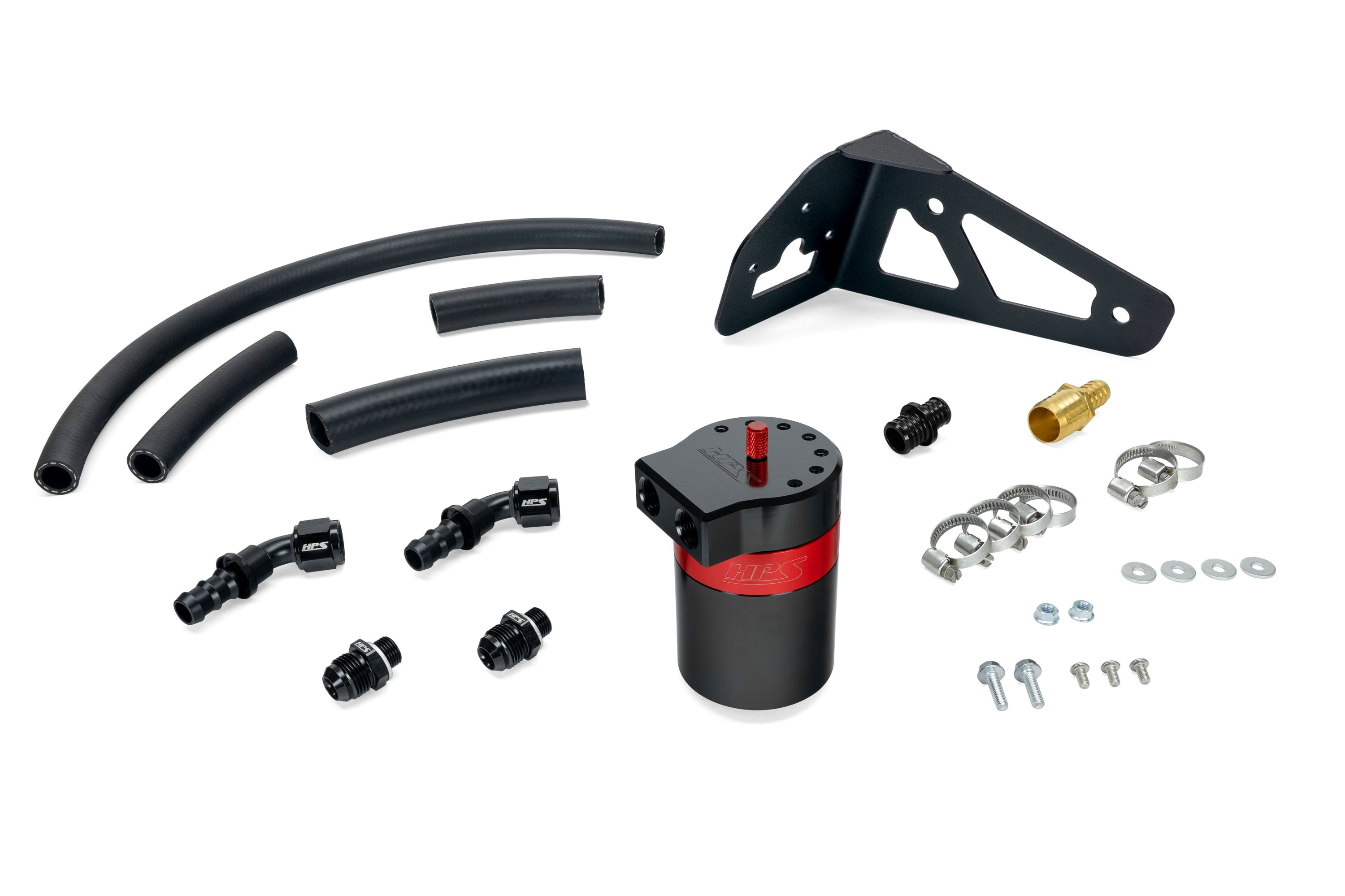 HPS Performance Aluminum Oil Catch Can Kit 2016-2022 Polaris RZR XP 4 Turbo S S4 860-023