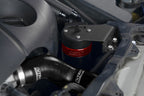 HPS Performance Red Billet Aluminum Oil Catch Can Kit Installed 2006-2013 Lexus IS250 2.5L IS350 3.5L V6 860-025
