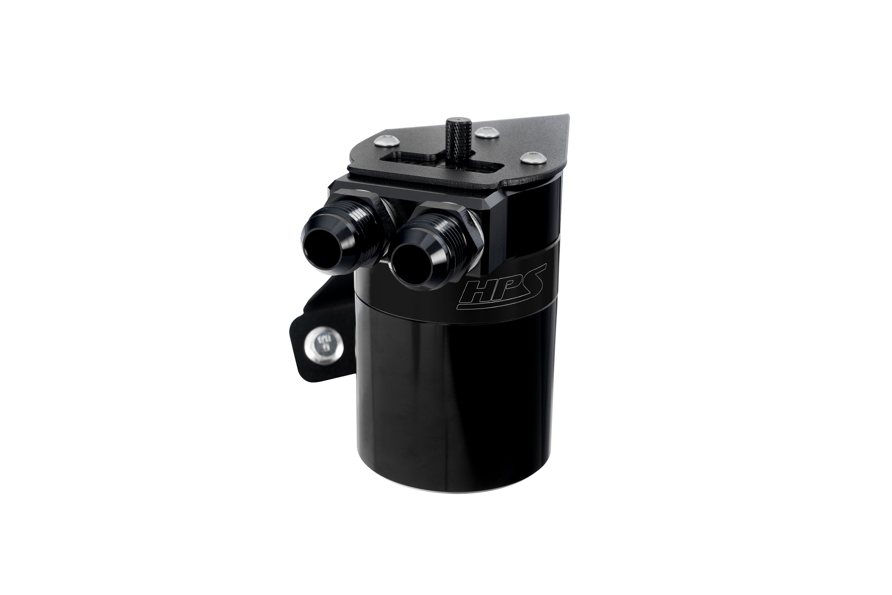 HPS Performance Black Aluminum Oil Catch Can Kit 2nd Gen Toyota GR86 ZN8 Subaru BRZ ZD8 2.4L FA24D 860-026WB