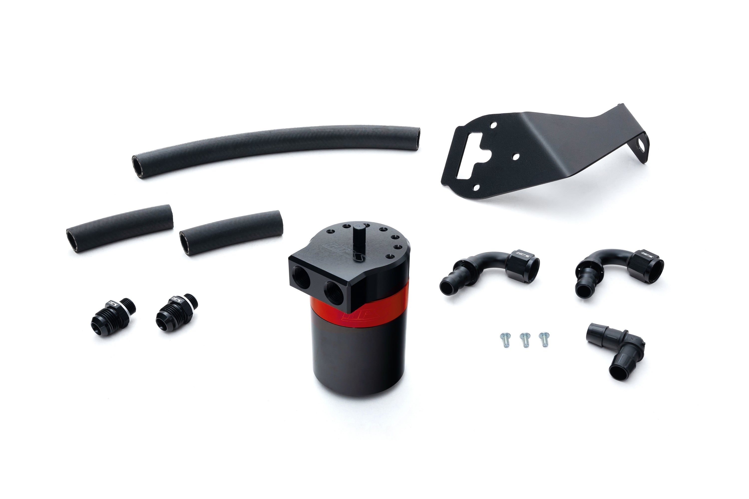 HPS Performance Aluminum Oil Catch Can Kit 2nd Gen Subaru BRZ 2.4L