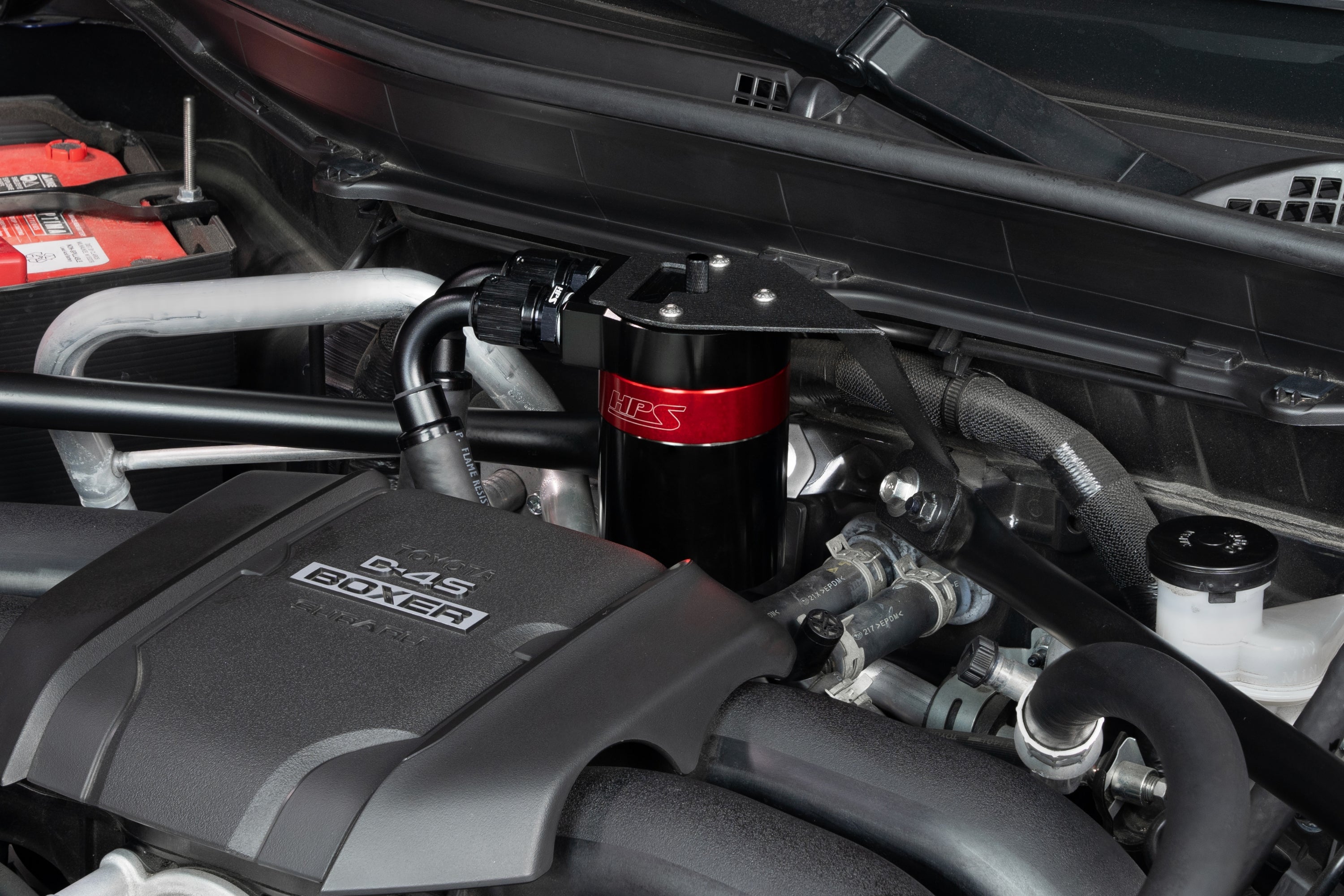 HPS Performance Aluminum Oil Catch Can Kit 2nd Gen Subaru BRZ 2.4L