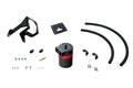 HPS Performance Red Aluminum Oil Catch Can Kit 2012-2015 9th Gen Honda Civic Si 2.4L K24Z7 860-027