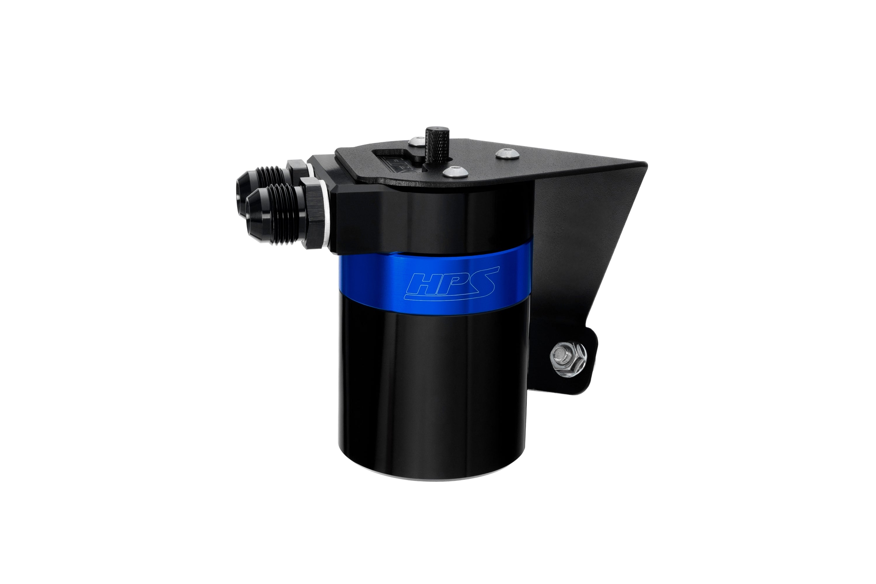 HPS Performance Blue Aluminum Oil Catch Can Kit 1st Gen Toyota 86 Scion FRS ZN6 2013-2020 Subaru BRZ ZC6 2.0L FA20 860-026BL