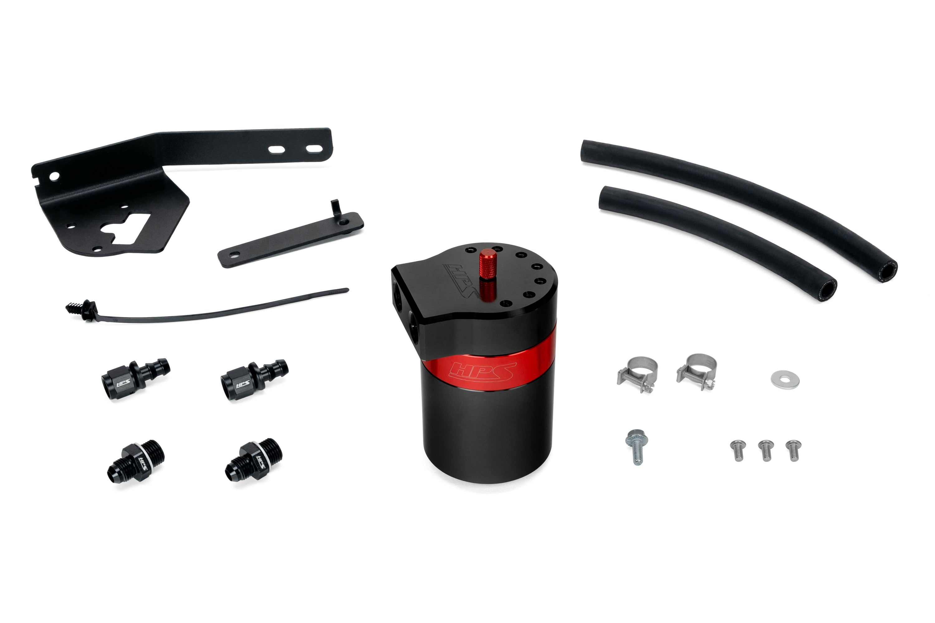 HPS Performance Aluminum Oil Catch Can Kit 11th Gen Honda Civic 1.5L Turbo FE FL 860-031
