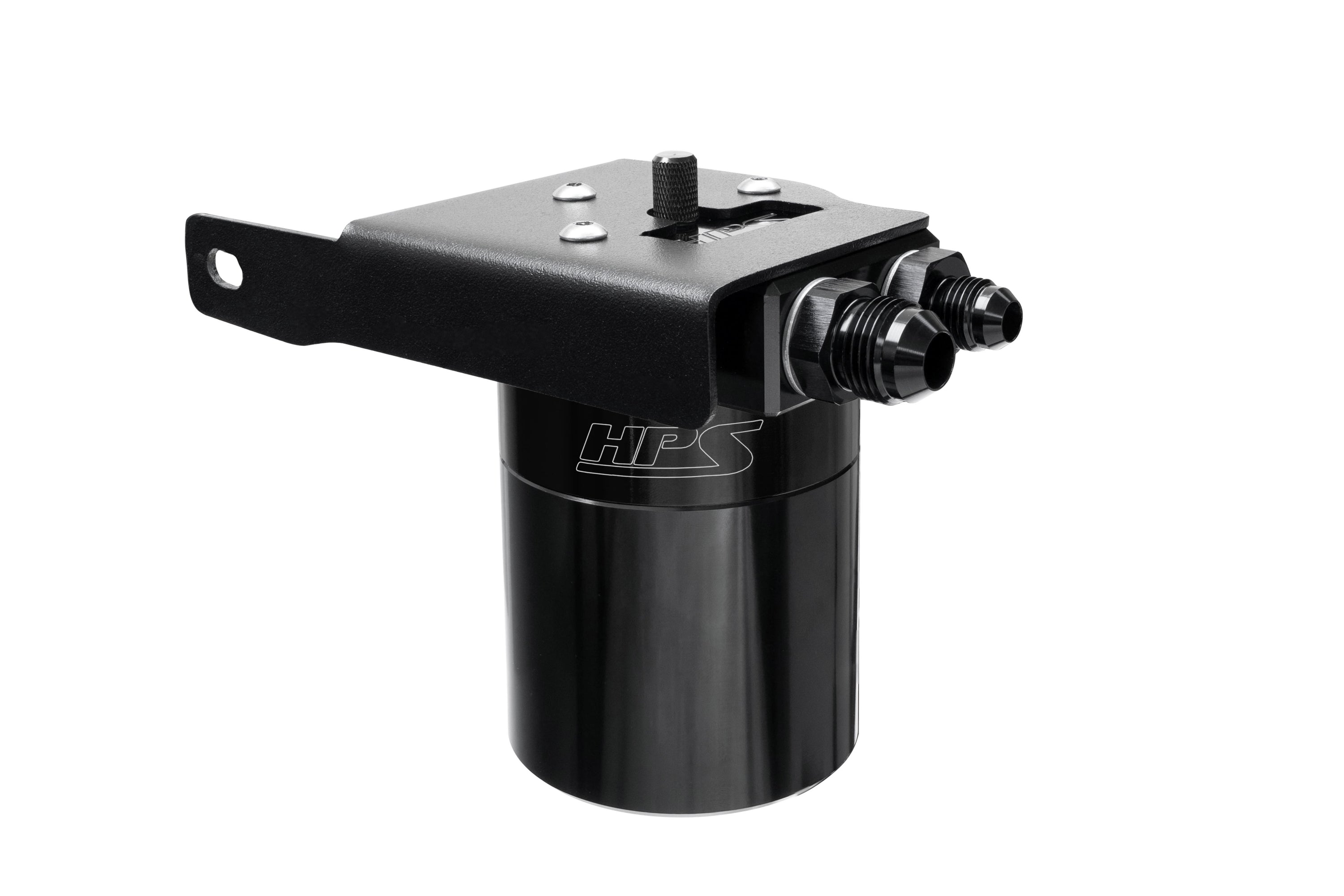HPS Performance Aluminum Oil Catch Can Kit 2008-2022 Toyota Sequoia 5.7L V8, 860-033
