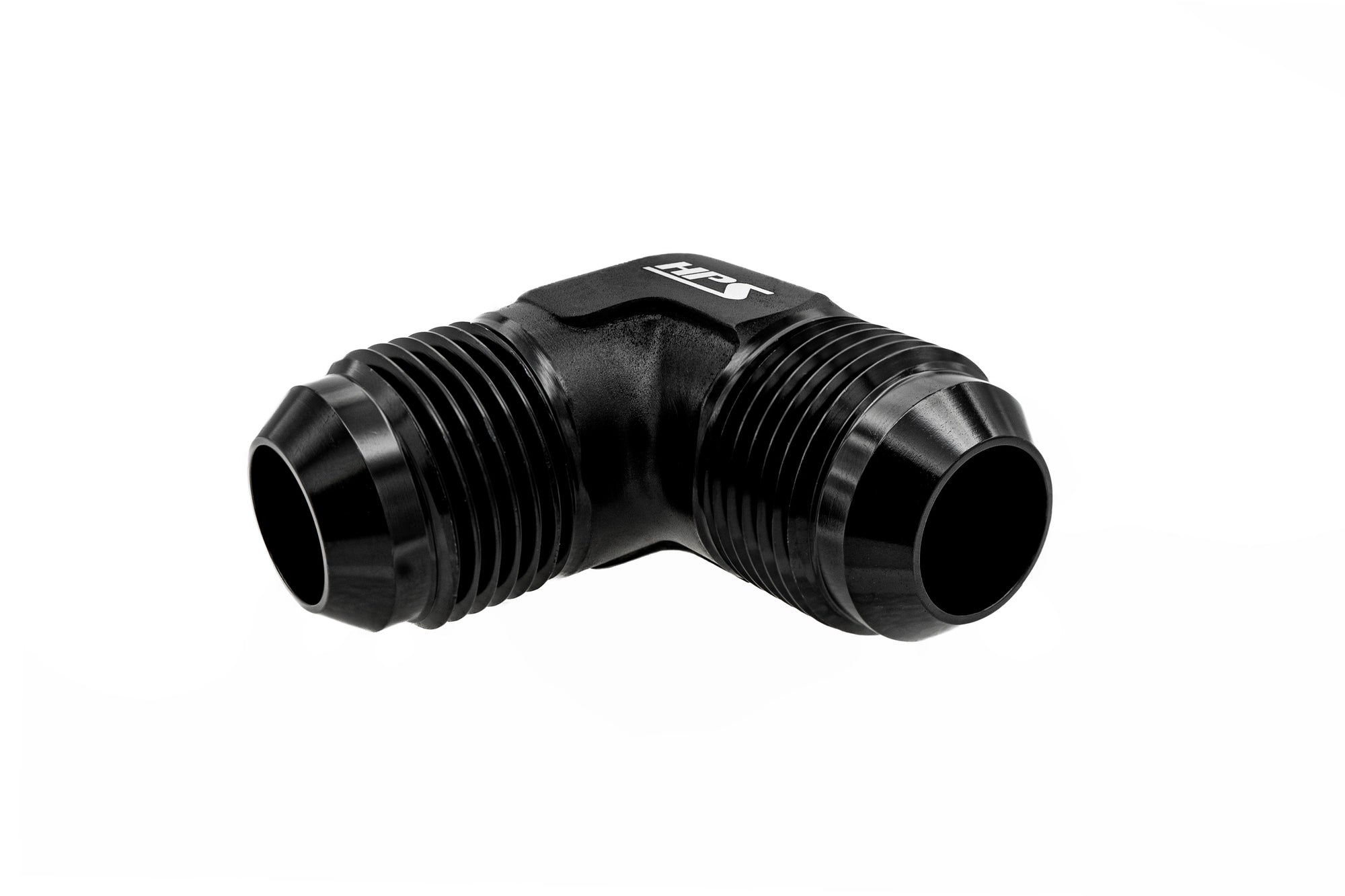 HPS Performance 90 Degree Aluminum AN Male to Male Union Adapter -10 -12 -16