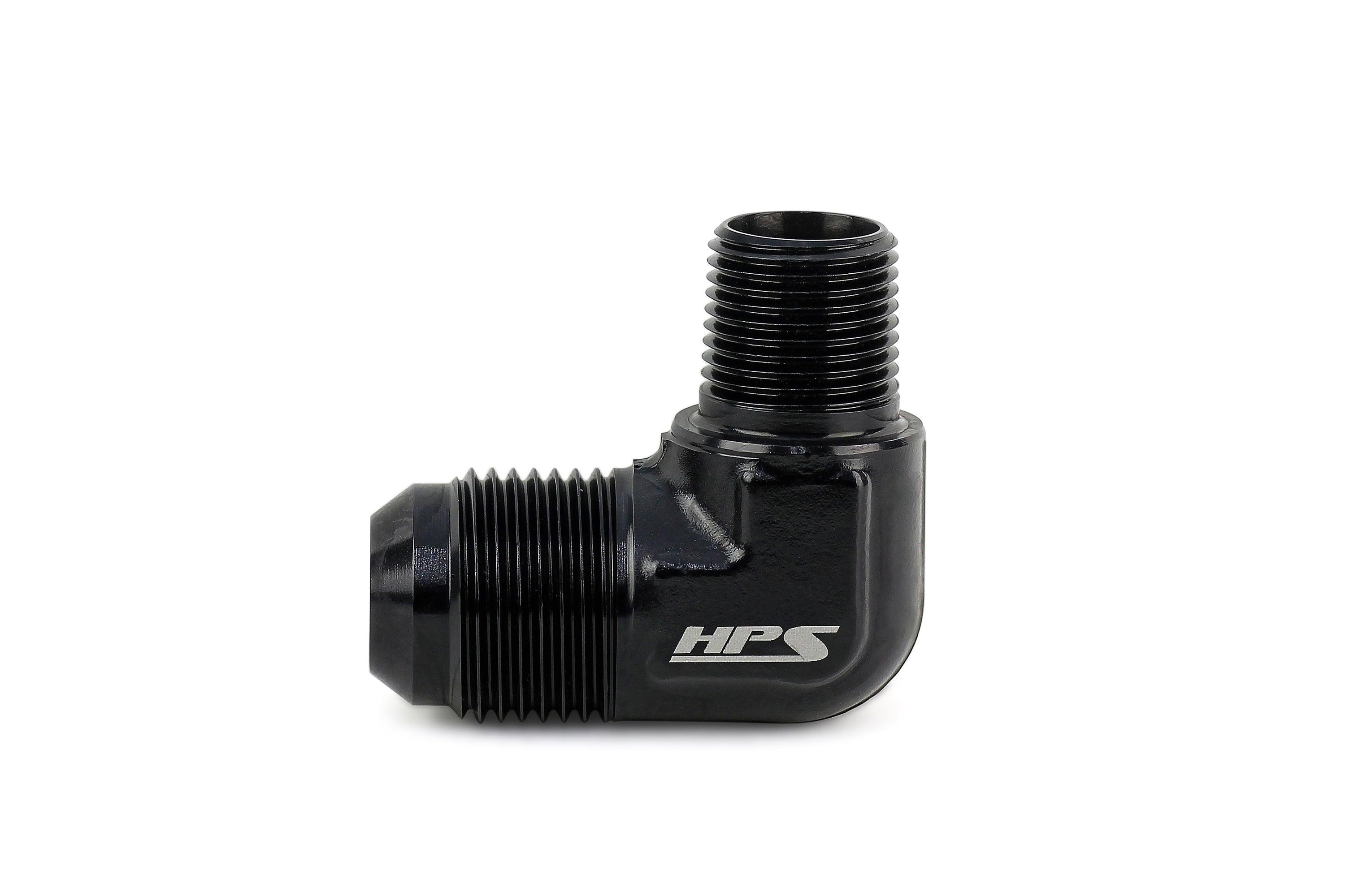 HPS Performance AN Flare to NPT / Metric Adapter, Aluminum, Black