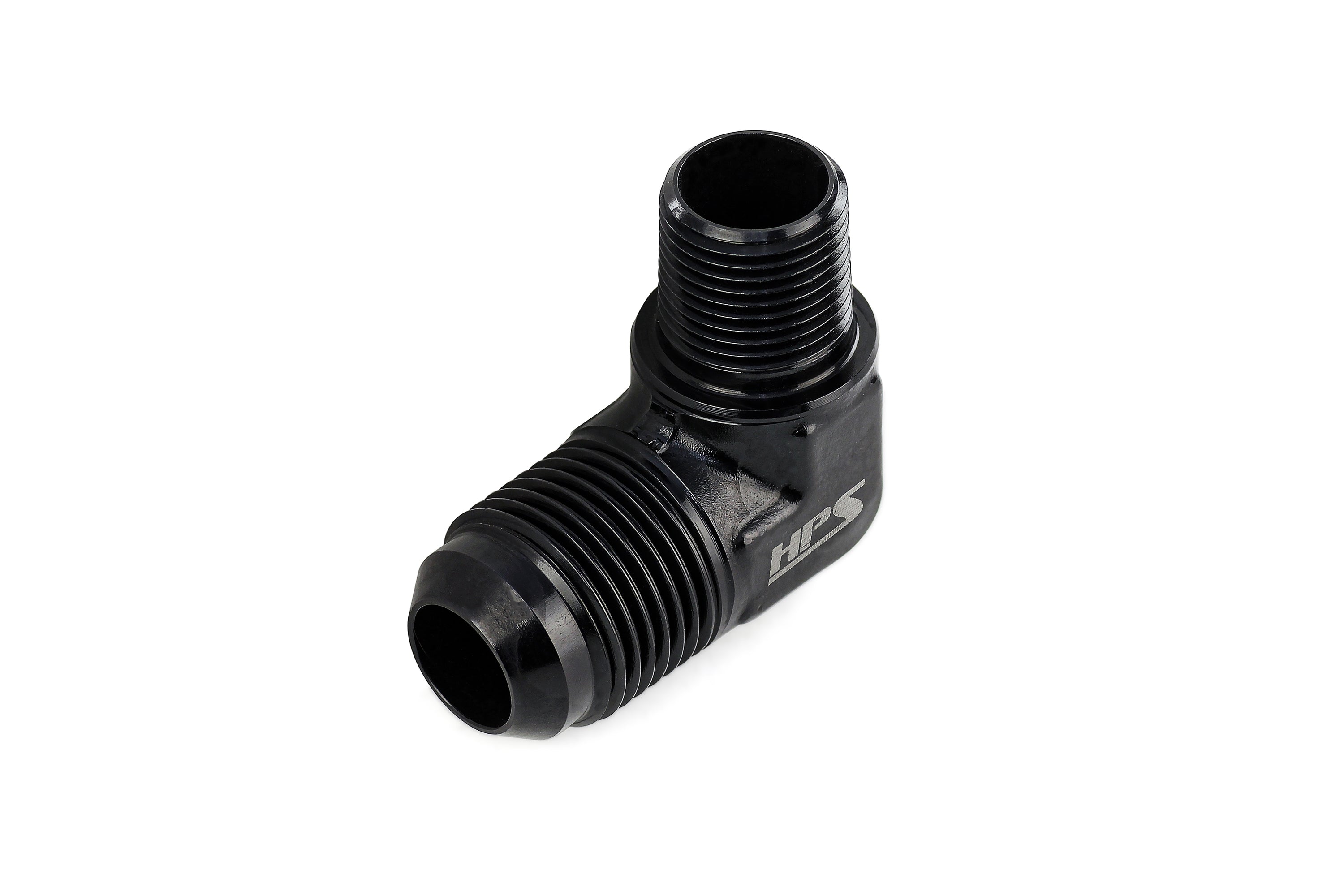 HPS Performance AN Flare to NPT / Metric Adapter, Aluminum, Black