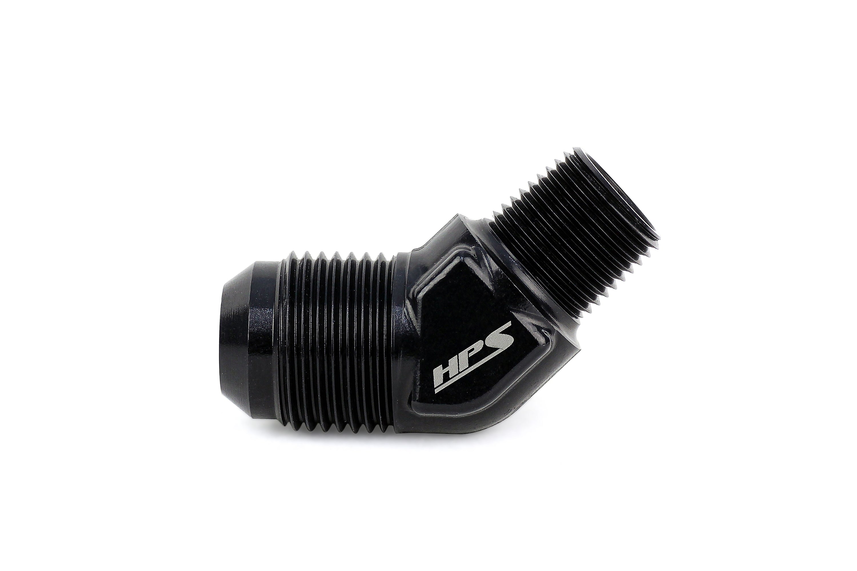 HPS Performance AN Flare to NPT / Metric Adapter, Aluminum, Black