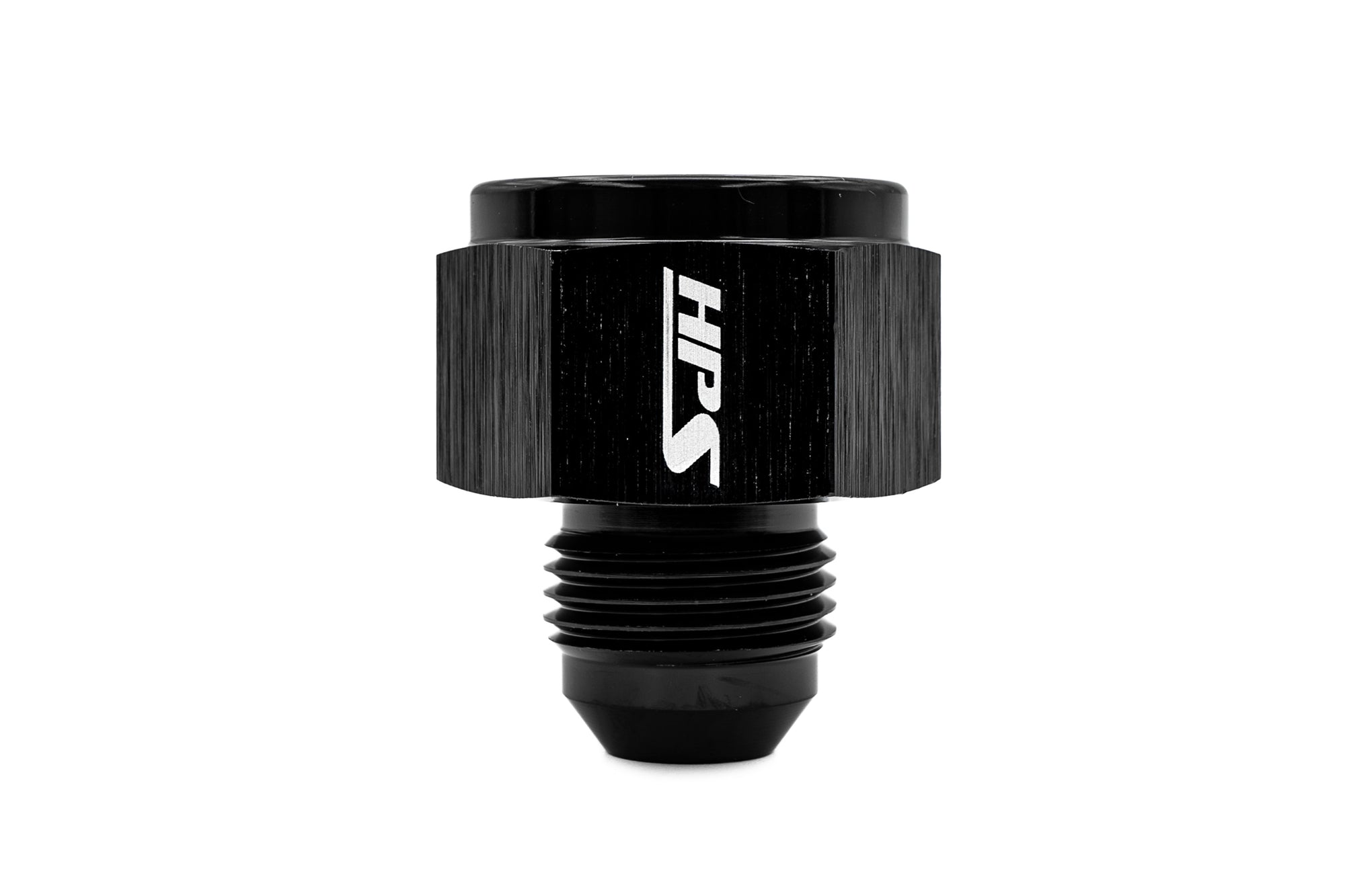 HPS Performance AN Female to AN Male Reducer Adapter, Aluminum, Black