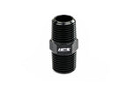 HPS Performance Black Aluminum NPT Male To NPT Male Union Coupler Adapter 3/8" 1/2"