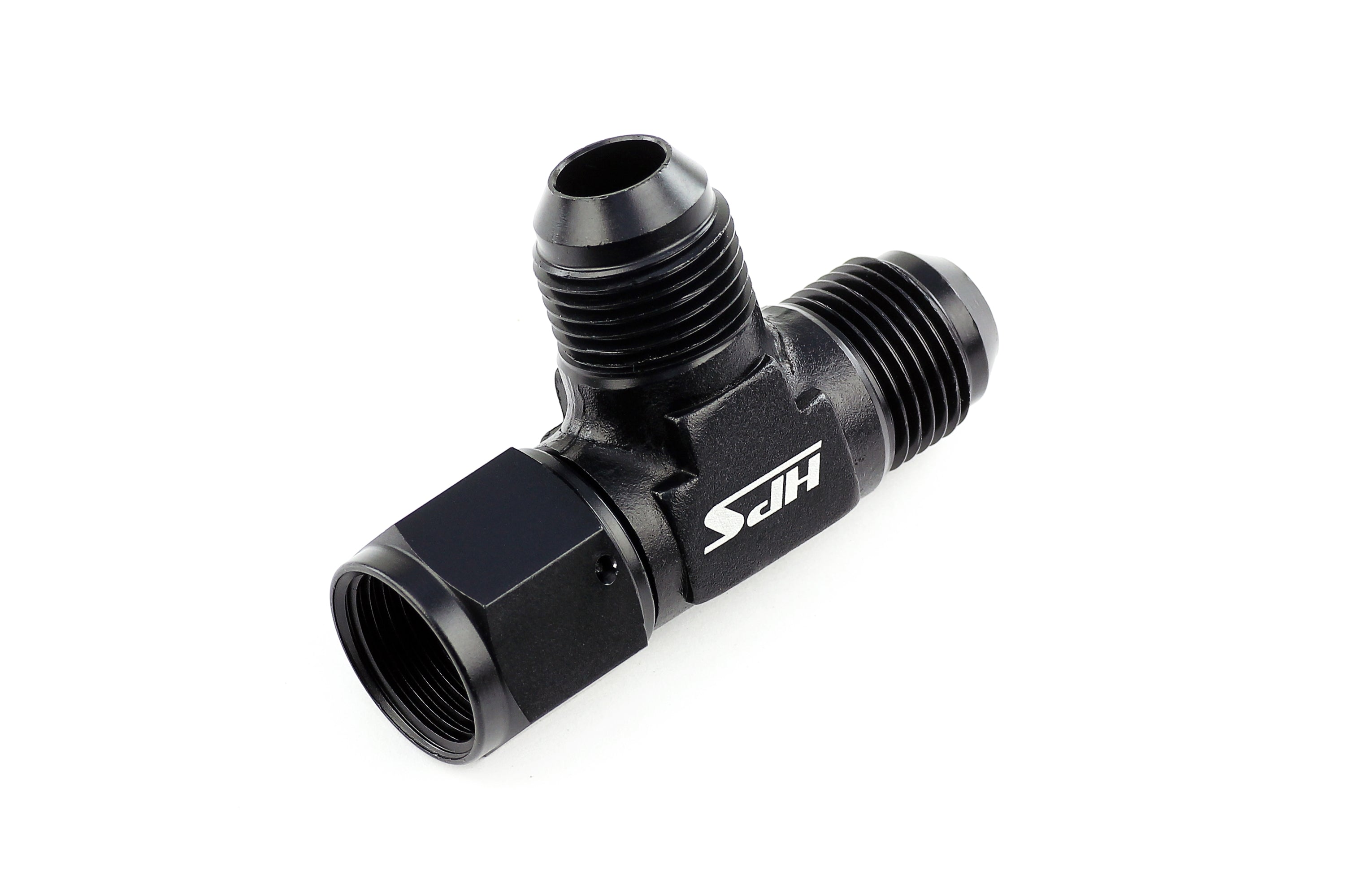 HPS Performance -3 -4 -6 -8 -10 -12 AN Male with Swivel AN Female on Run Tee Aluminum Adapter