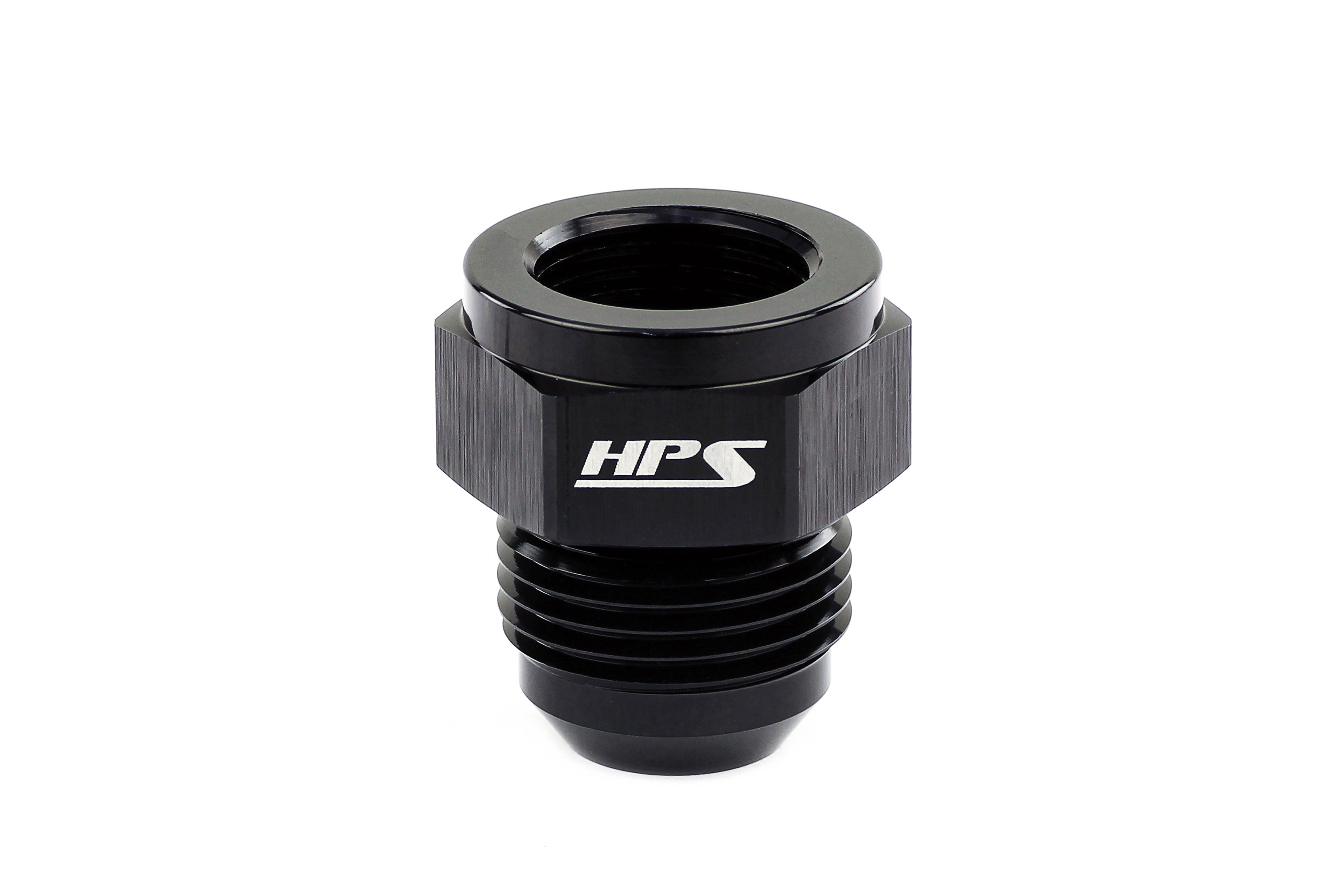 HPS Performance Female AN to Male AN Flare Expander Adapter Aluminum Black