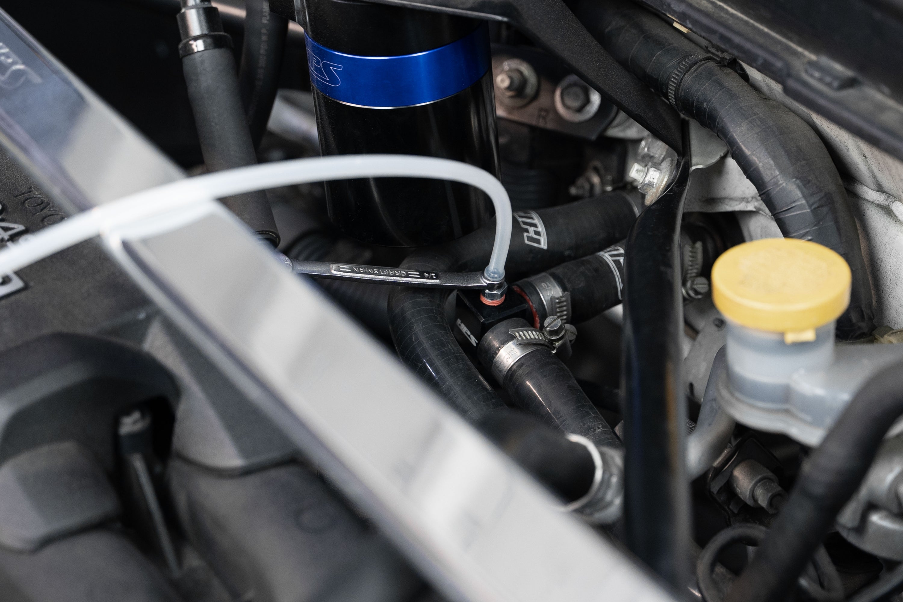 HPS Performance Billet Aluminum Coolant Bleed Valve Kit 2022-2026 Toyota GR86 2.4L H4, CBVK-1001