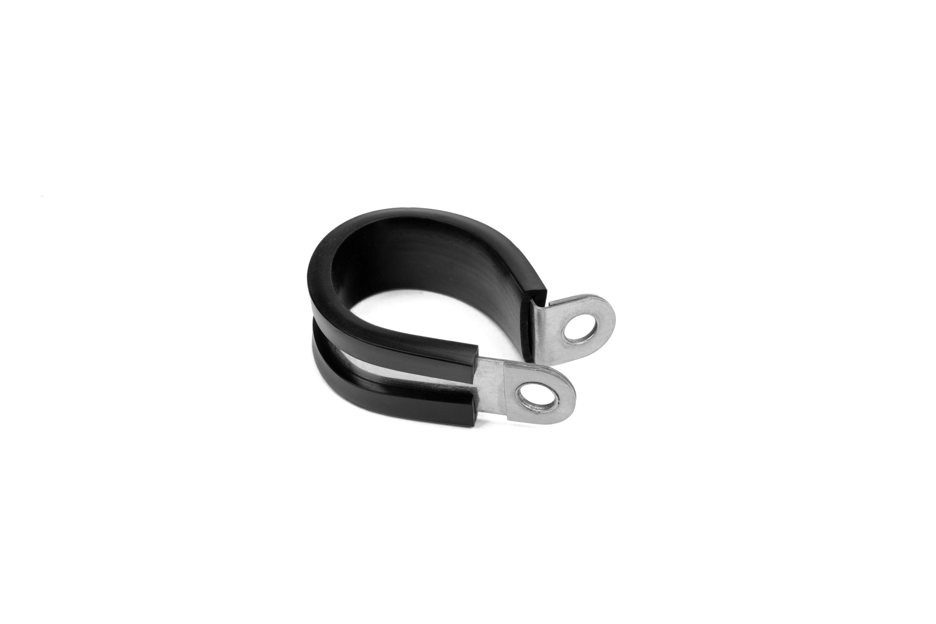 HPS Stainless Steel Adel Cushion Clamp for Tube, Wire and Hose, Black Rubber EPDM